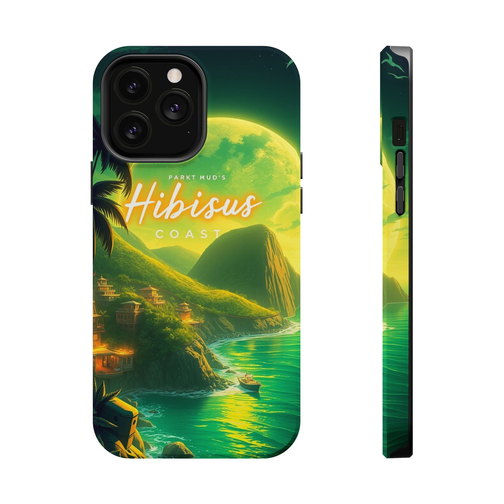 iPhone Dreamy Hibiscus Coast Design Slim Everyday Designer Case · iPhone Case