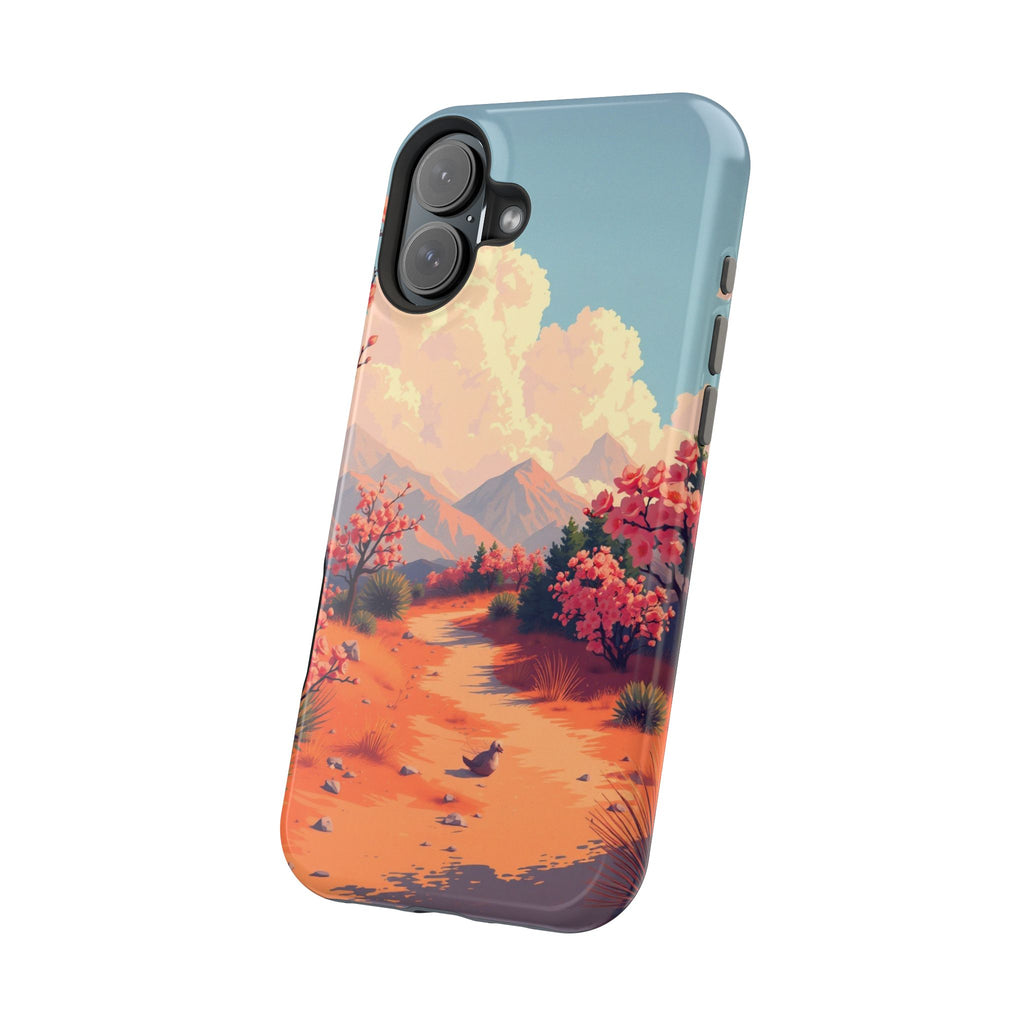 iPhone Burnt Orange And Sand Blossom Trail Slim iPhone Everyday · iPhone Case