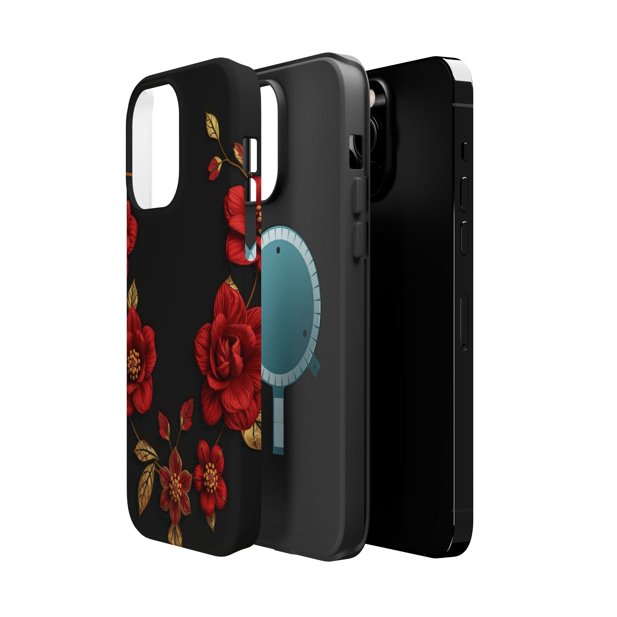 iPhone Floral Gold Foil 3D Digital Bold Modern Everyday Snap Case · iPhone Case