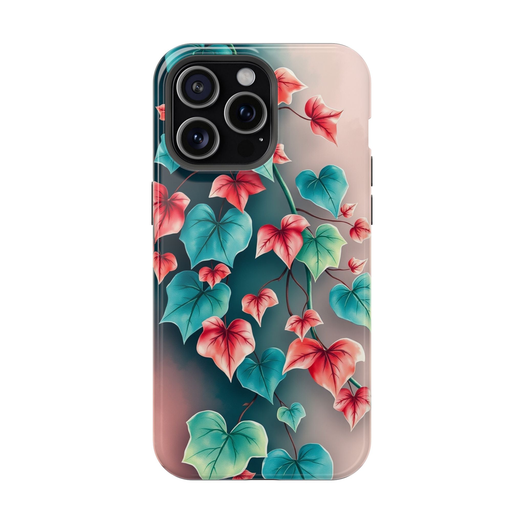 iPhone Art Nouveau Vine Teal And Coral Slim Snap Case · iPhone Case