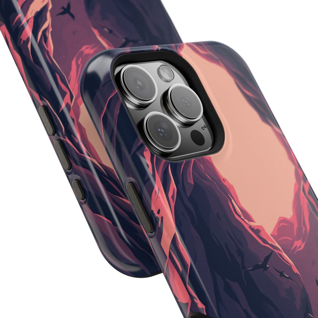 iPhone Rose Pink And Cream Dark Crystal Cave Slim Everyday Designer Case · iPhon