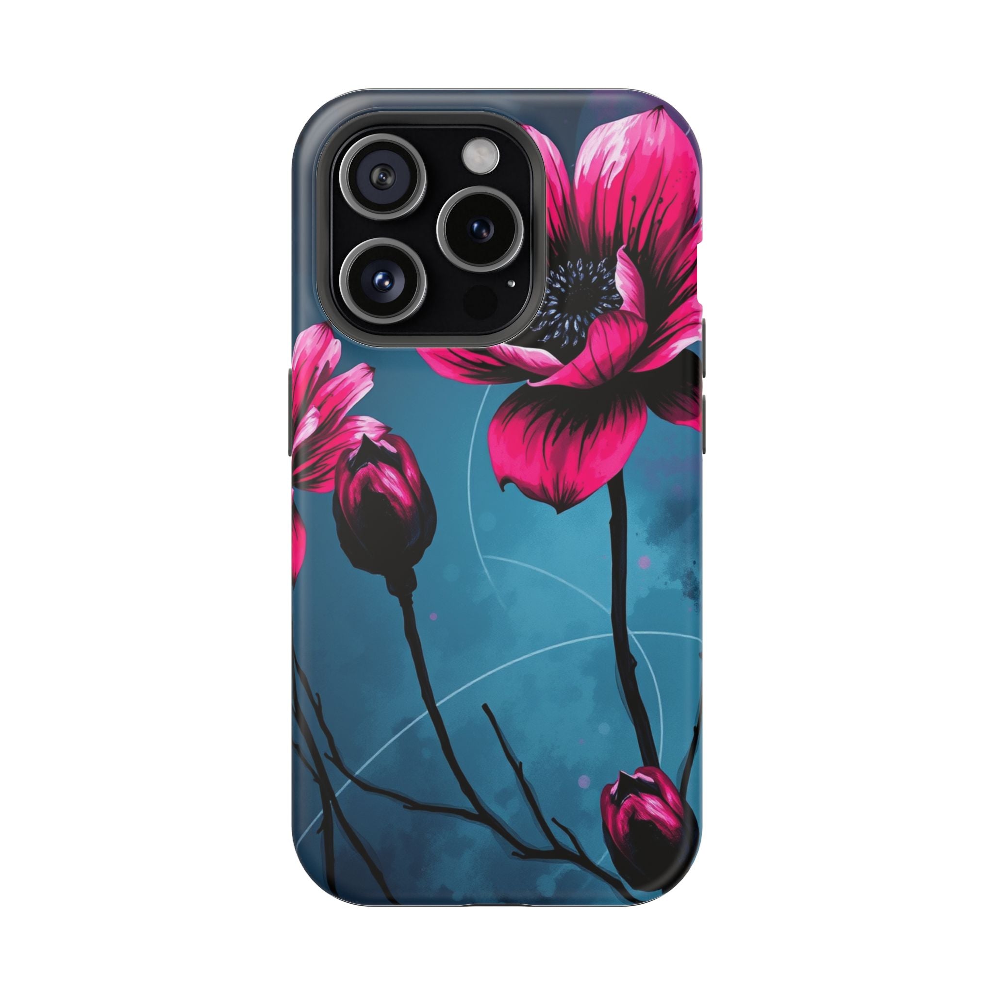 iPhone Floral Ink Wash Bold Art Slim Everyday Designer Case · iPhone Case