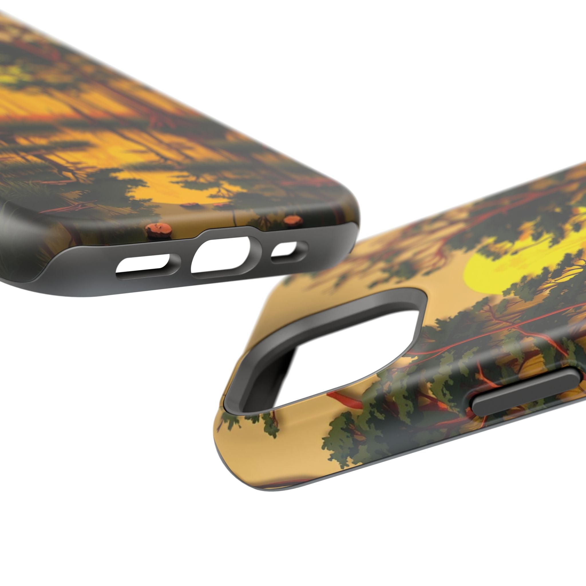 iPhone Earthy Cypress Swamp Design Bold Modern Everyday Snap Case · iPhone Case
