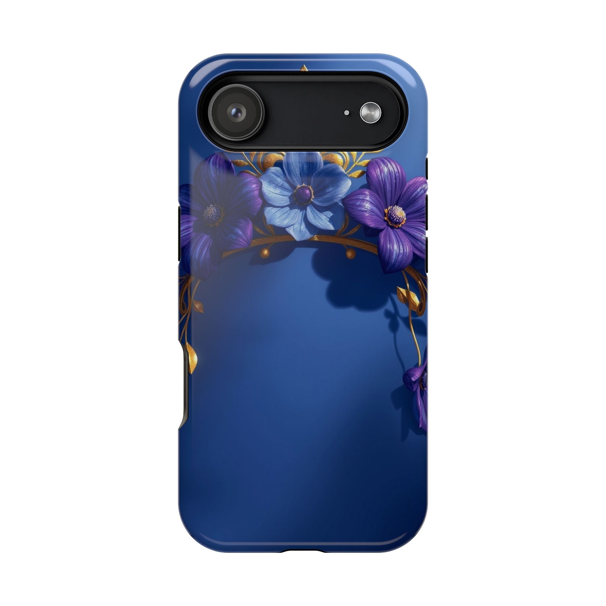 iPhone Vibrant Floral Crown Design 14 Slim Everyday Designer Case · iPhone Case