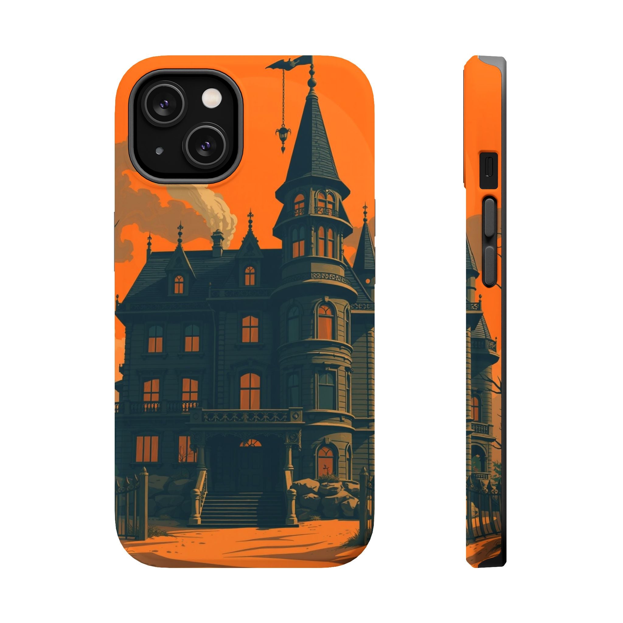 iPhone Vibrant Haunted Mansion Design Slim Everyday Designer Case · iPhone Case