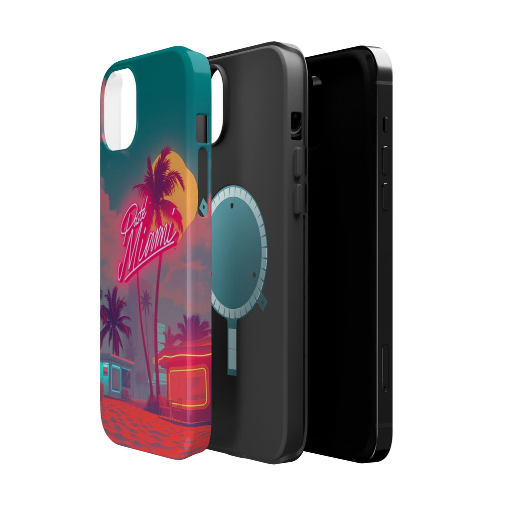 iPhone 1980s Pastel Miami Enchanted Art Slim Everyday Designer Case · iPhone Cas