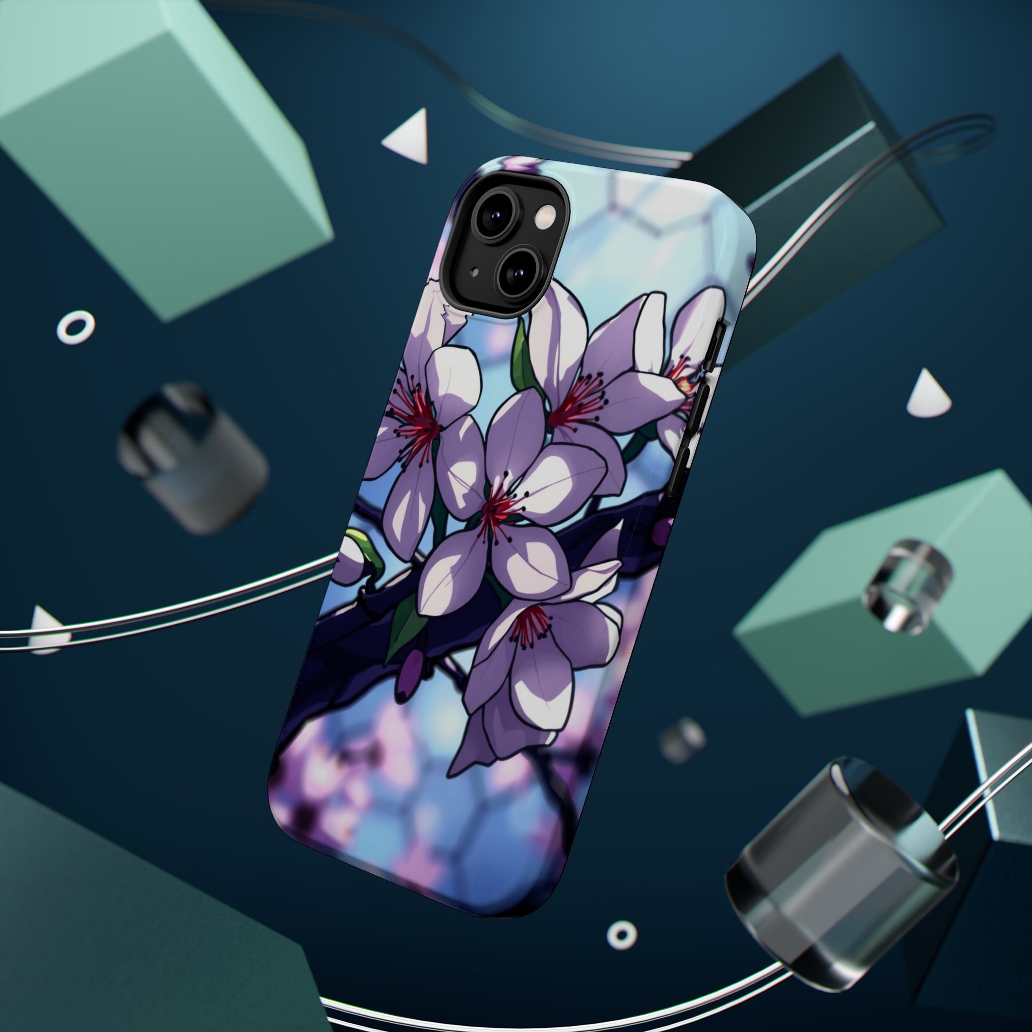 iPhone Dreamy Cherry Blossom Design Slim Everyday Designer Case · iPhone Case