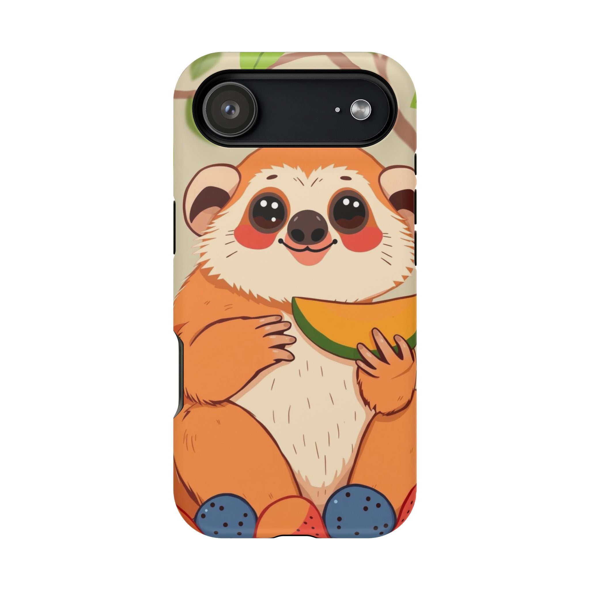 iPhone Slow Loris with Fruit Kids Fun iPhone Phone Case Gift Slim · iPhone Case