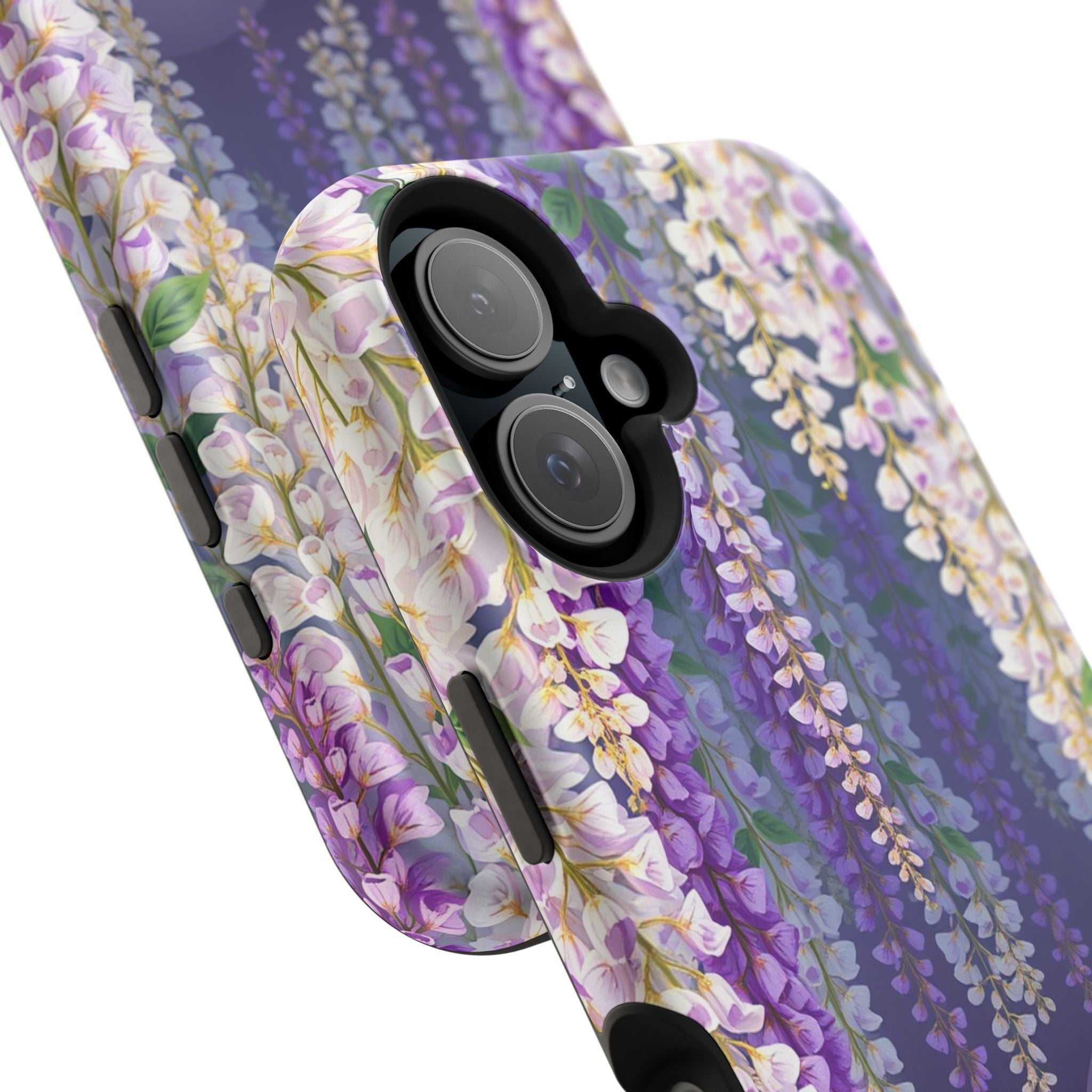 iPhone Mint And Blush Wisteria Cascade Slim Everyday Designer Case · iPhone Case
