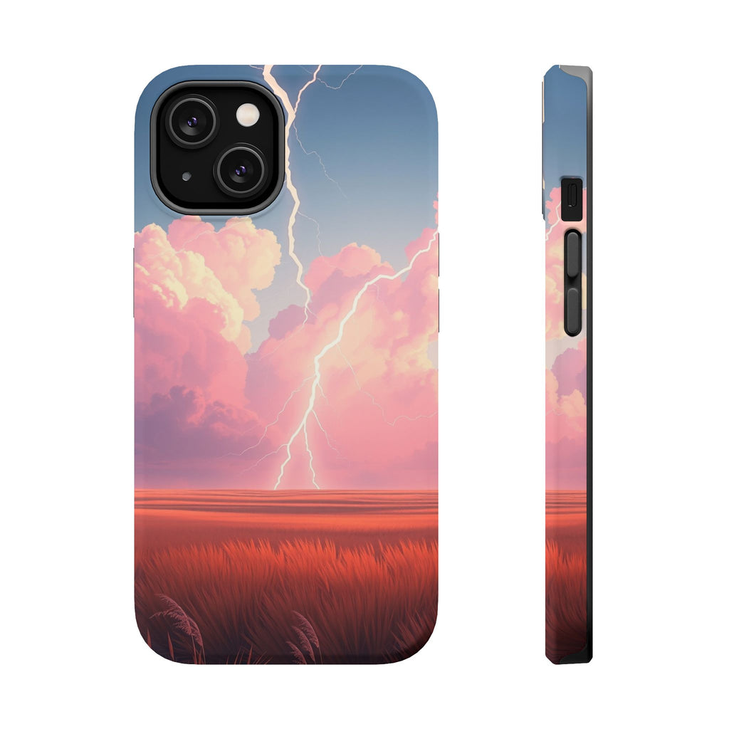iPhone Prairie Lightning Bold Art Bold Modern Everyday Snap Case · iPhone Case