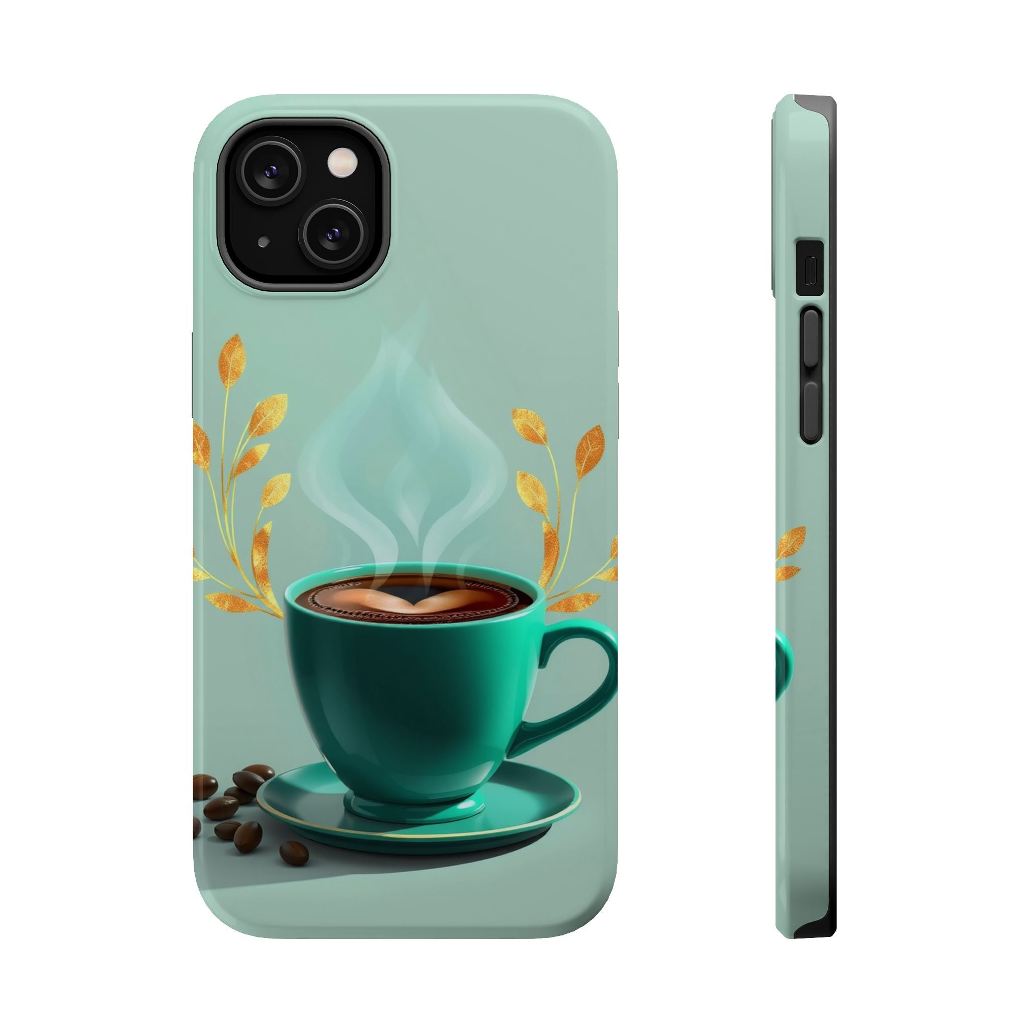 iPhone Radiant Emotional Support Coffee Design Soft Finish Everyday Case · iPhon