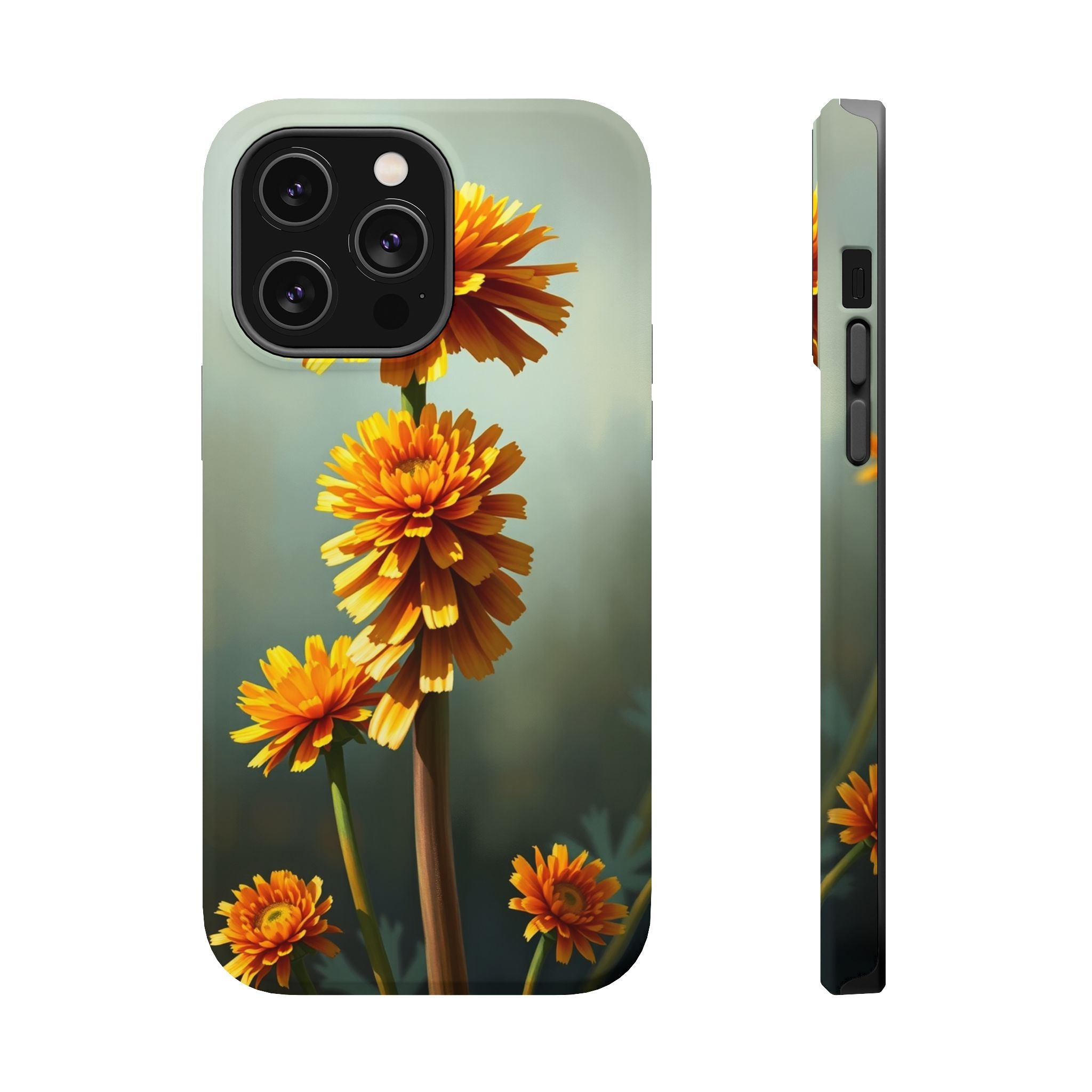 iPhone Ranunculus Stack Electric Art Slim Everyday Designer Case · iPhone Case