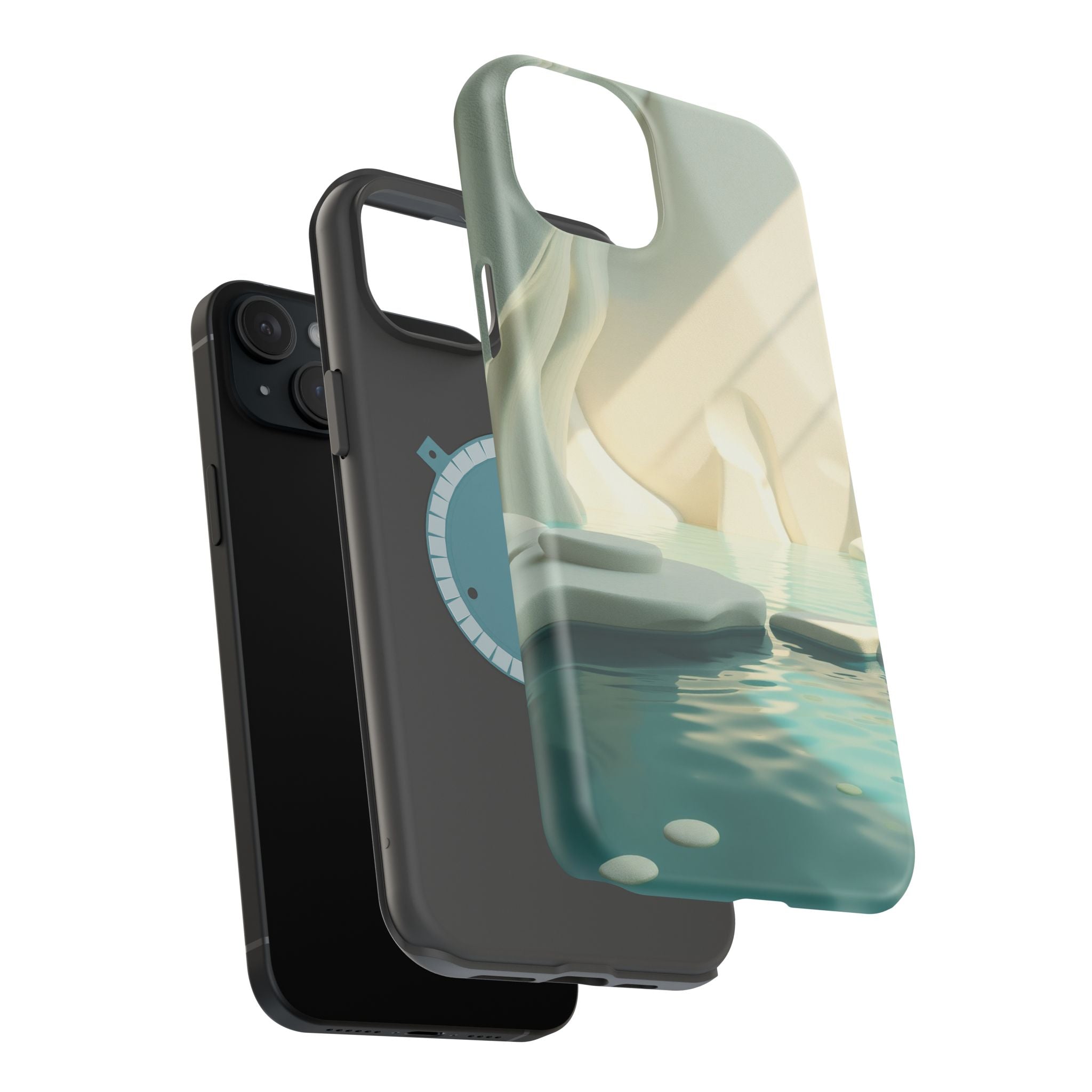 iPhone Tidal Pool 3D Digital Slim Everyday Designer Case · iPhone Case