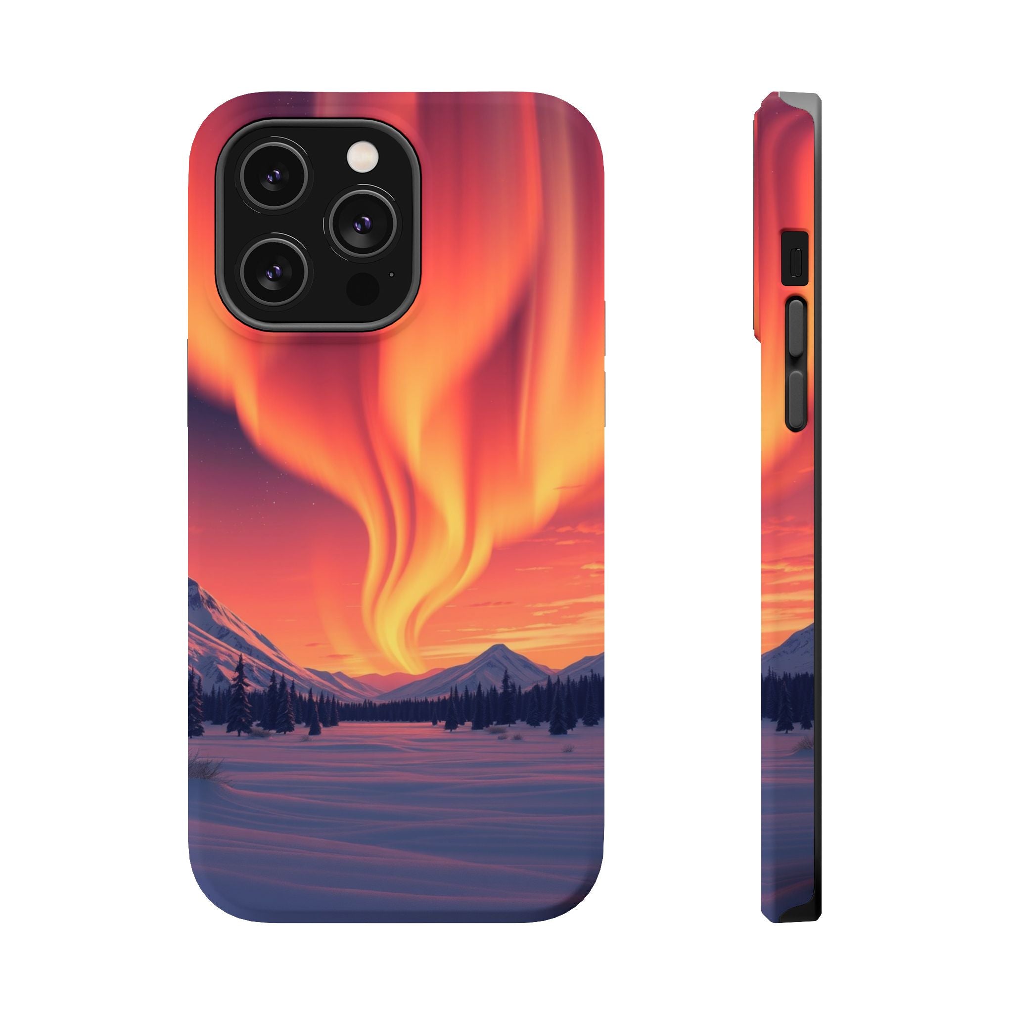 iPhone Sunset Amber And Peach Northern Lights Slim iPhone Everyday · iPhone Case