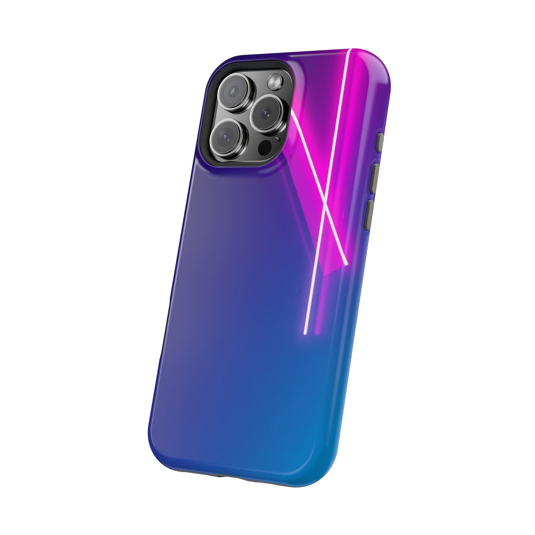 iPhone 1990s Geometric Neon Electric Art Slim Everyday Designer Case · iPhone Ca