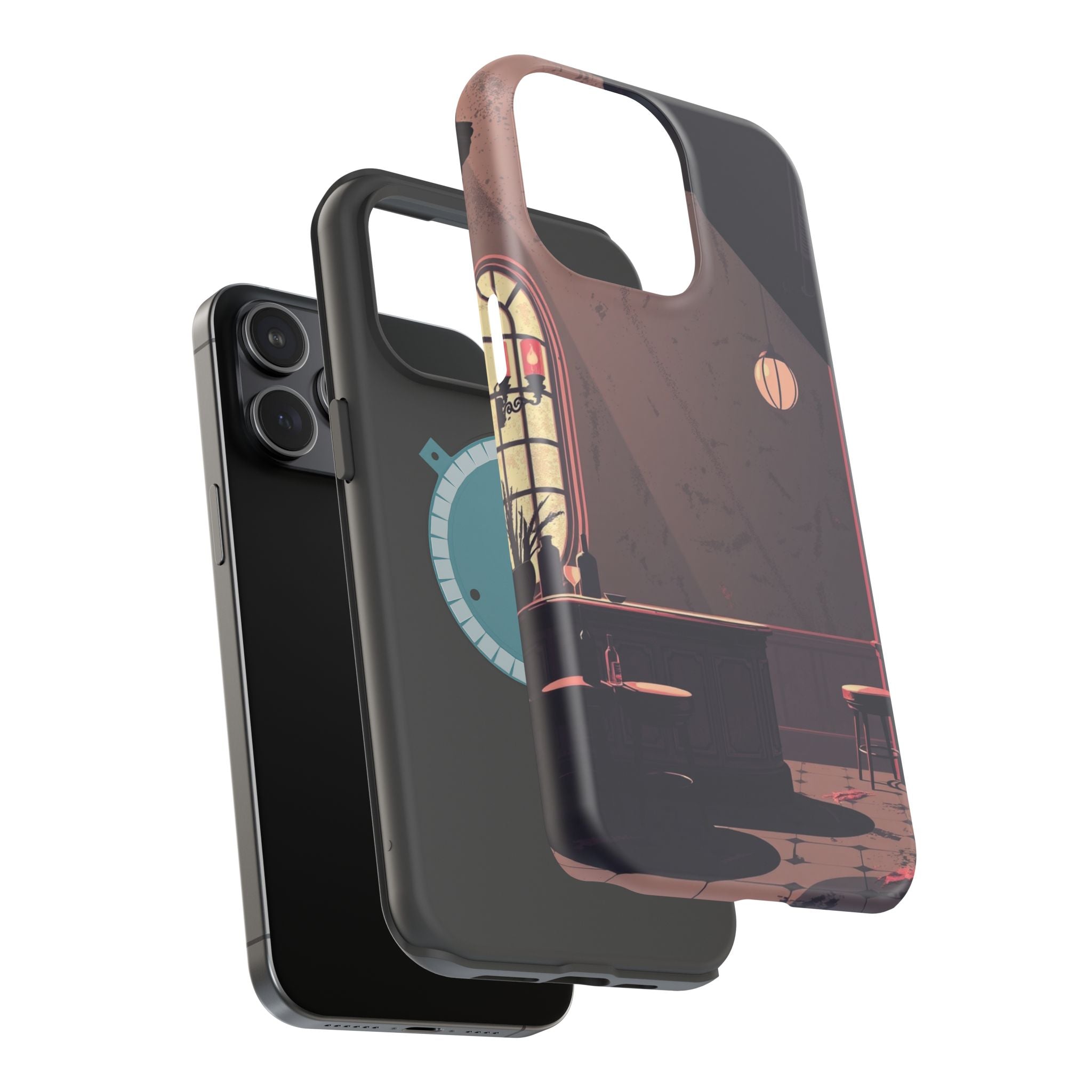 iPhone Speakeasy Dark Grunge Distressed Slim Everyday Designer Case · iPhone Cas