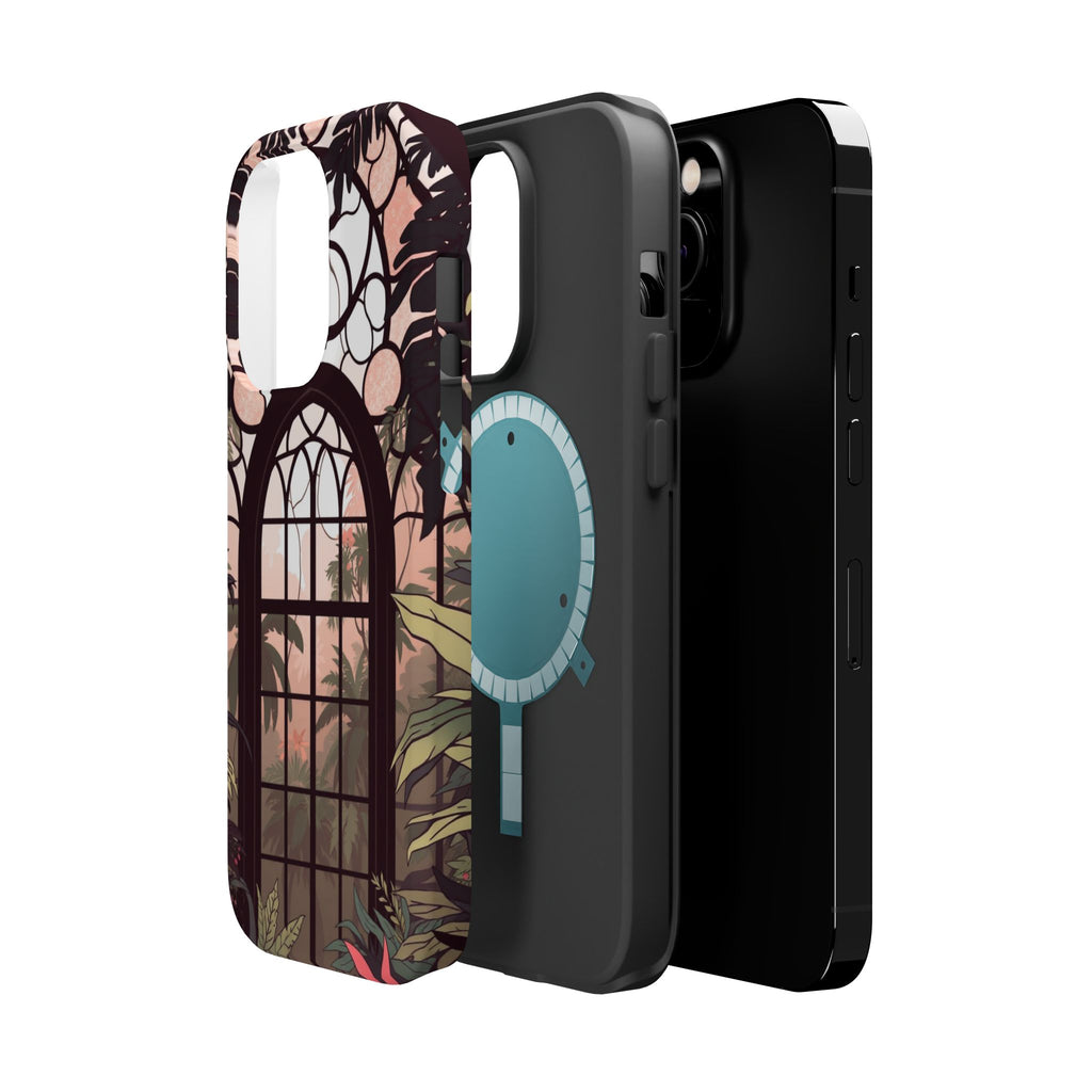 iPhone Rose Pink And Cream Rainforest Canopy Slim iPhone Everyday · iPhone Case
