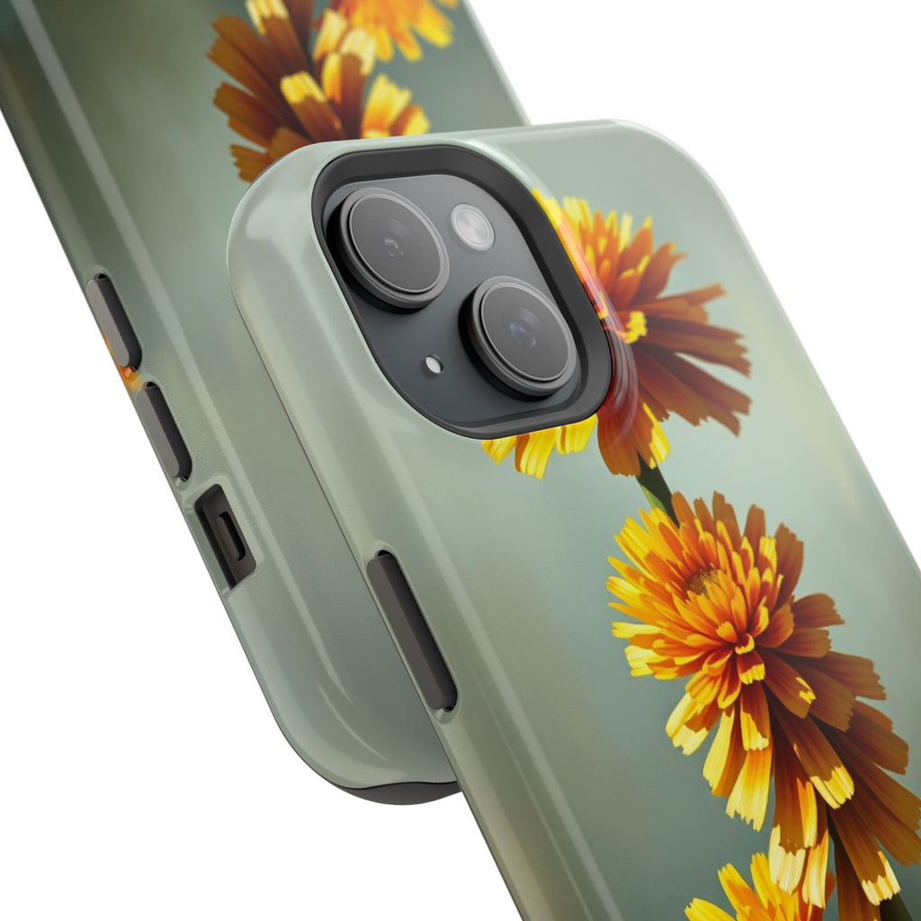 iPhone Ranunculus Stack Electric Art Slim Everyday Designer Case · iPhone Case