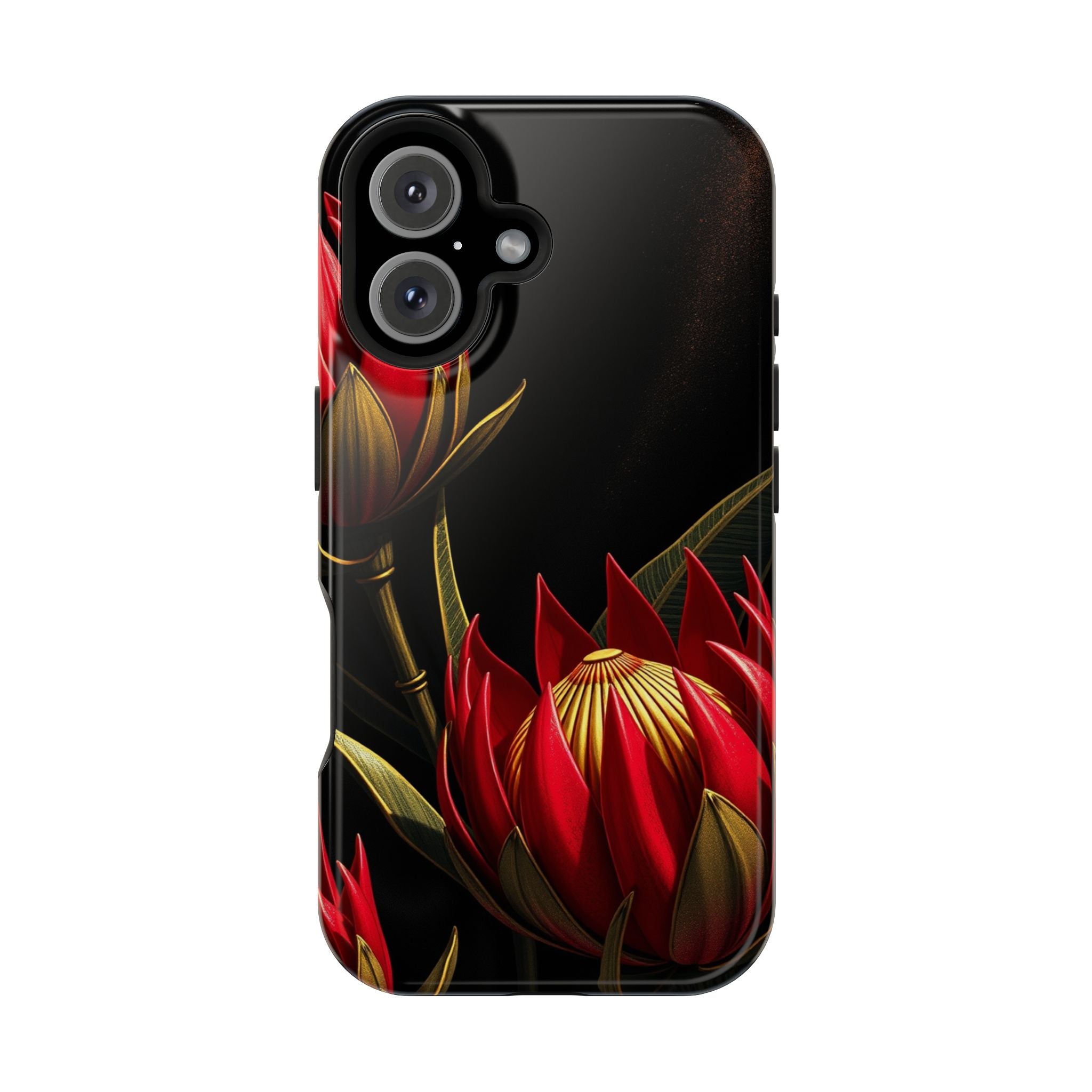 iPhone Protea Bold Gold Foil Luxury Slim Everyday Designer Case · iPhone Case