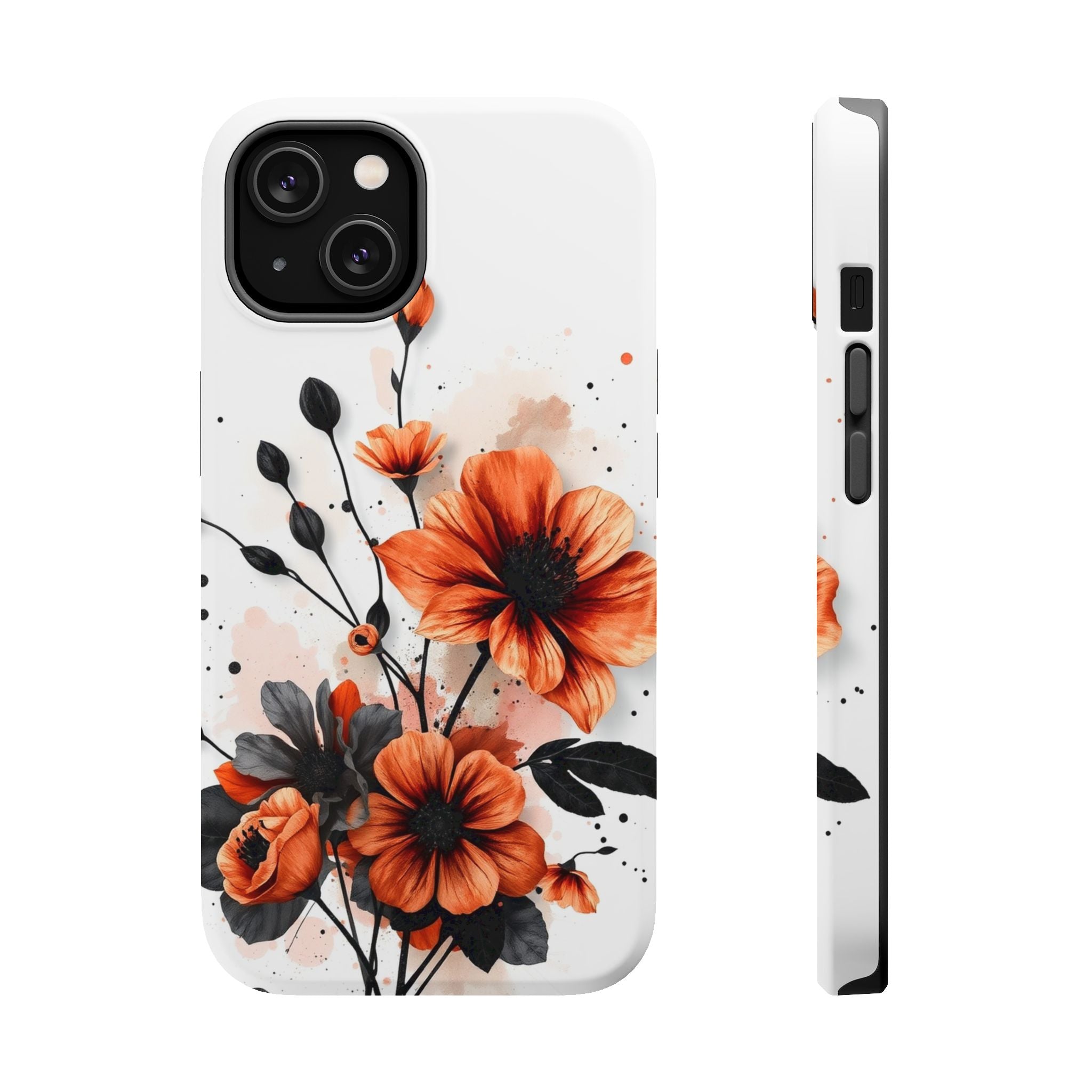 iPhone Floral Watercolor Splash 3D Digital Slim iPhone Everyday · iPhone Case