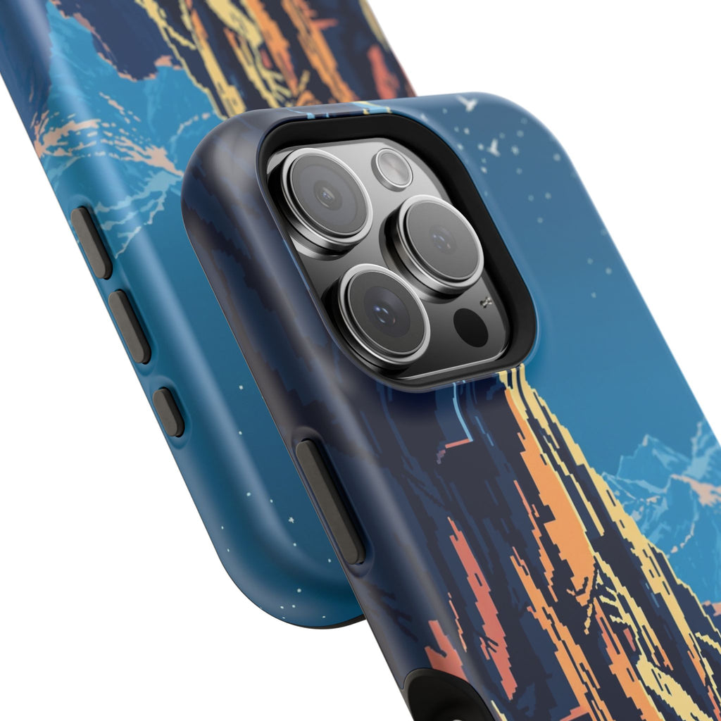 iPhone Midnight Blue And Silver Canyon Wall Slim iPhone Everyday · iPhone Case