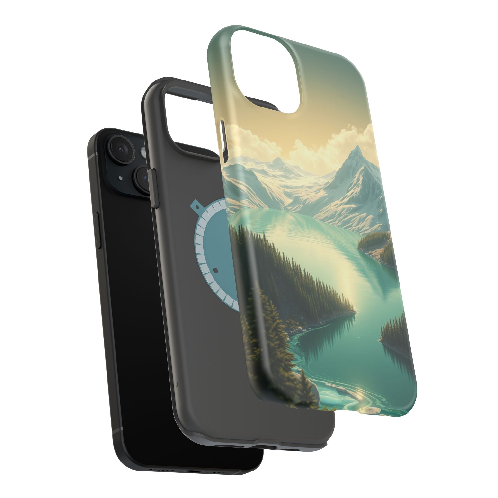 iPhone Glacier Lake Bold Art Slim Everyday Designer Case · iPhone Case