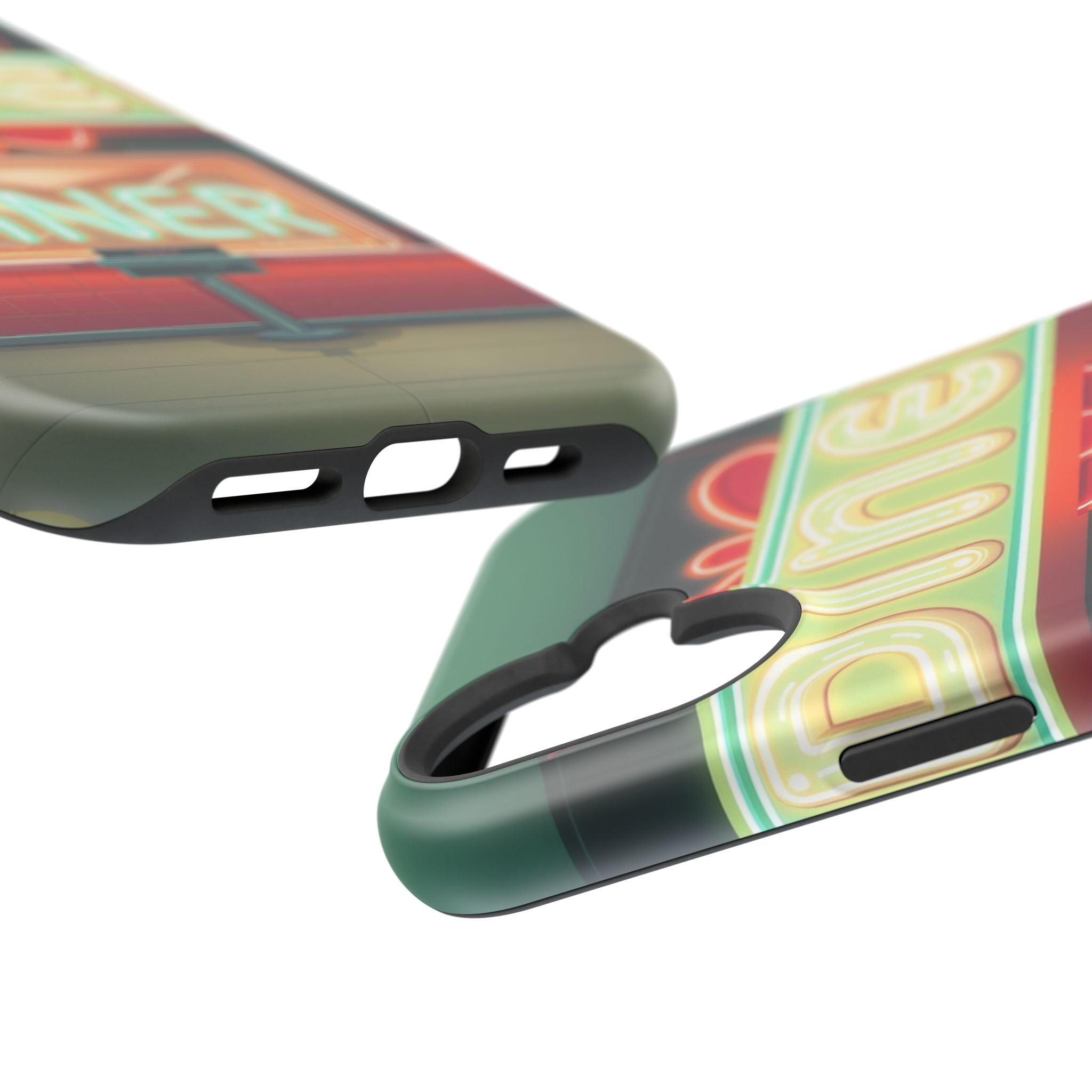 iPhone Neon Diner Sign Mystic Art Bold Modern Everyday Snap Case · iPhone Case