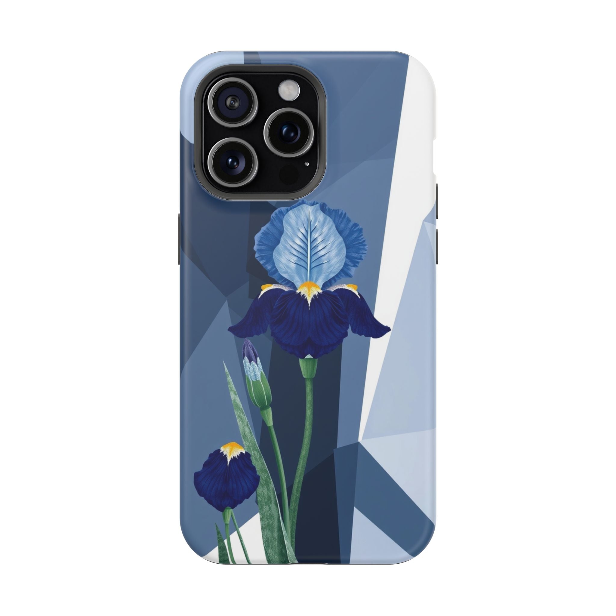 iPhone Earthy Iris Garden Design Bold Modern Everyday Snap Case · iPhone Case
