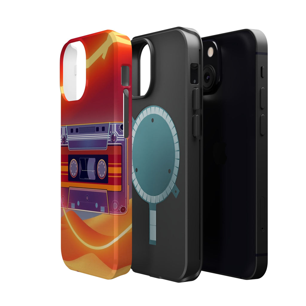 iPhone Cassette Tape Rewind Bold Art Slim Everyday Designer Case · iPhone Case