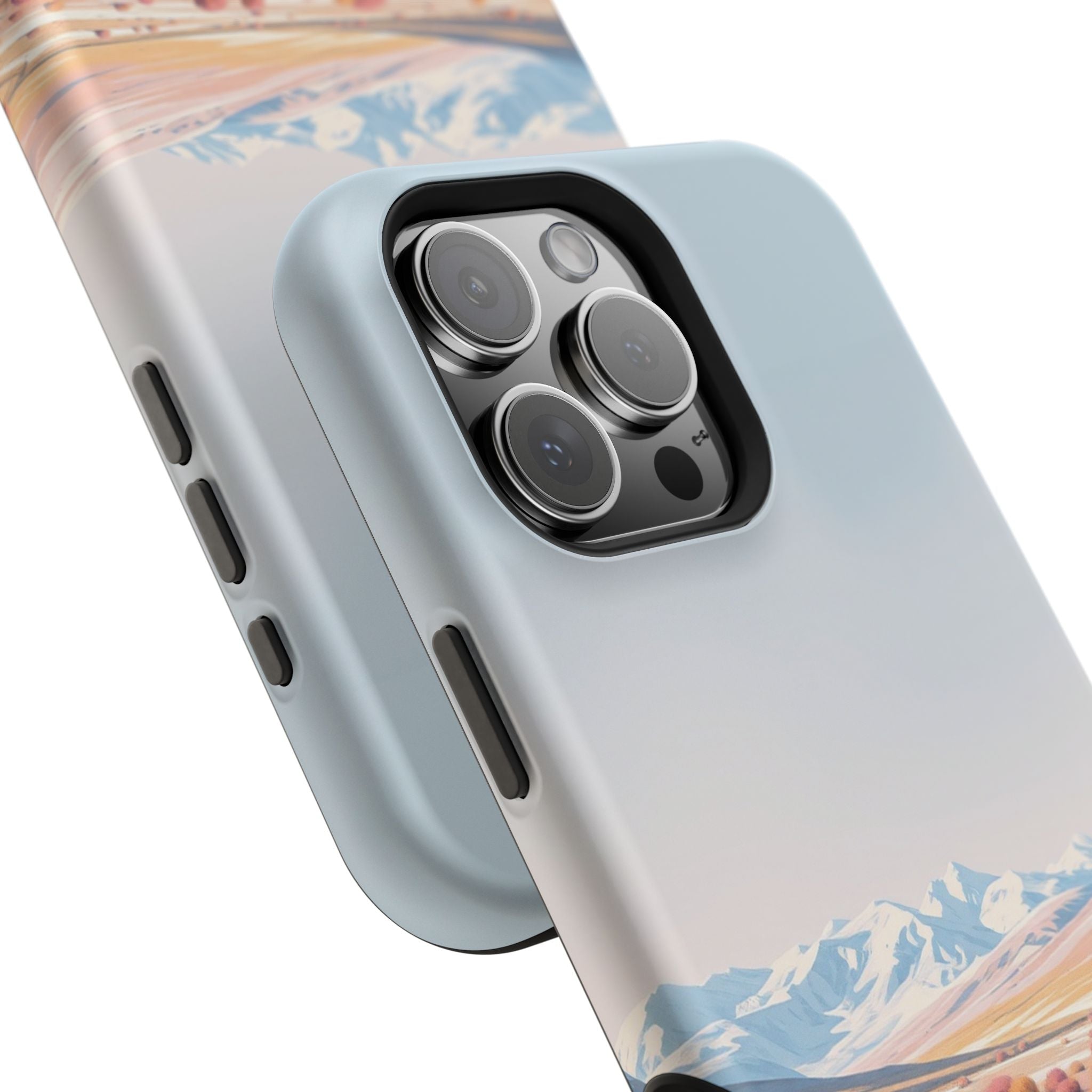 iPhone Vibrant Arctic Tundra Design Slim Everyday Designer Case · iPhone Case