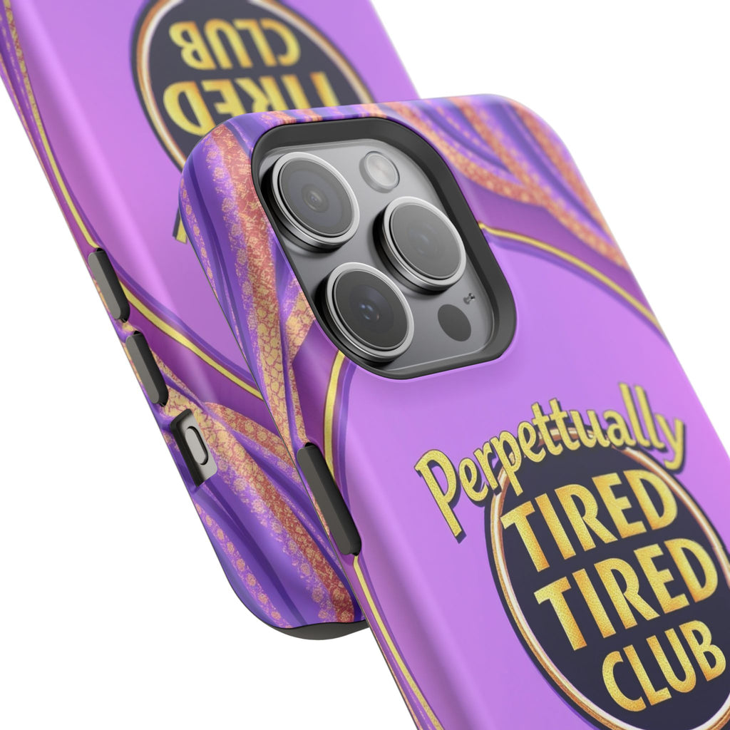 iPhone Perpetually Tired Club Bold Art Slim Everyday Designer Case · iPhone Case