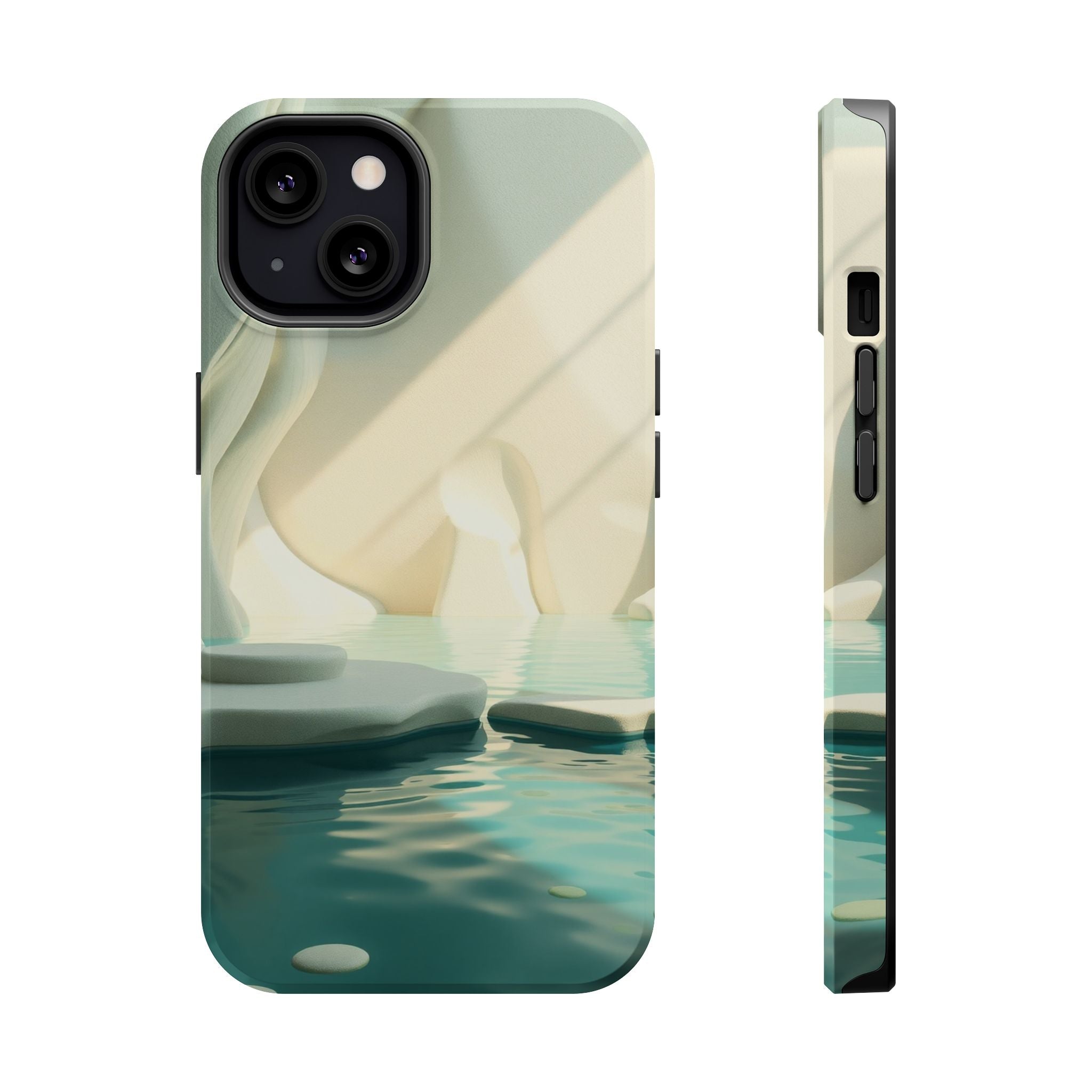 iPhone Tidal Pool 3D Digital Slim Everyday Designer Case · iPhone Case