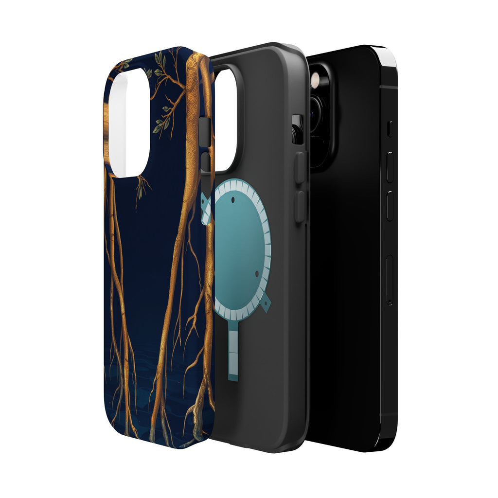 iPhone Mangrove Roots Electric Art Bold Modern Everyday Snap Case · iPhone Case