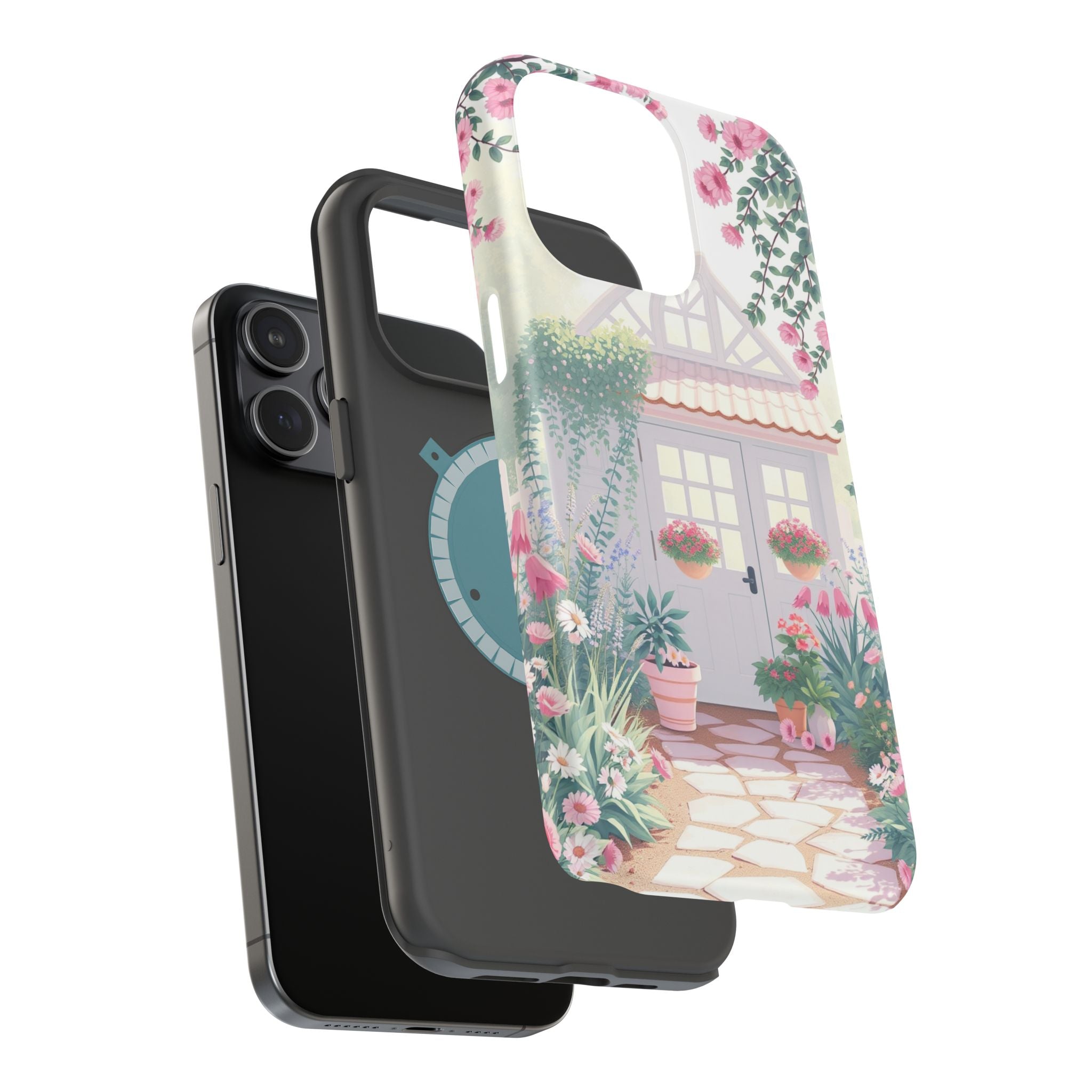 iPhone Cottage Garden Pastel Kawaii Slim Everyday Designer Case · iPhone Case