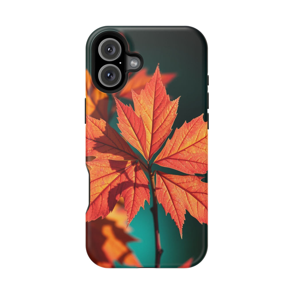 iPhone Autumn Maple Electric Art 15 Slim Everyday Designer Case · iPhone Case