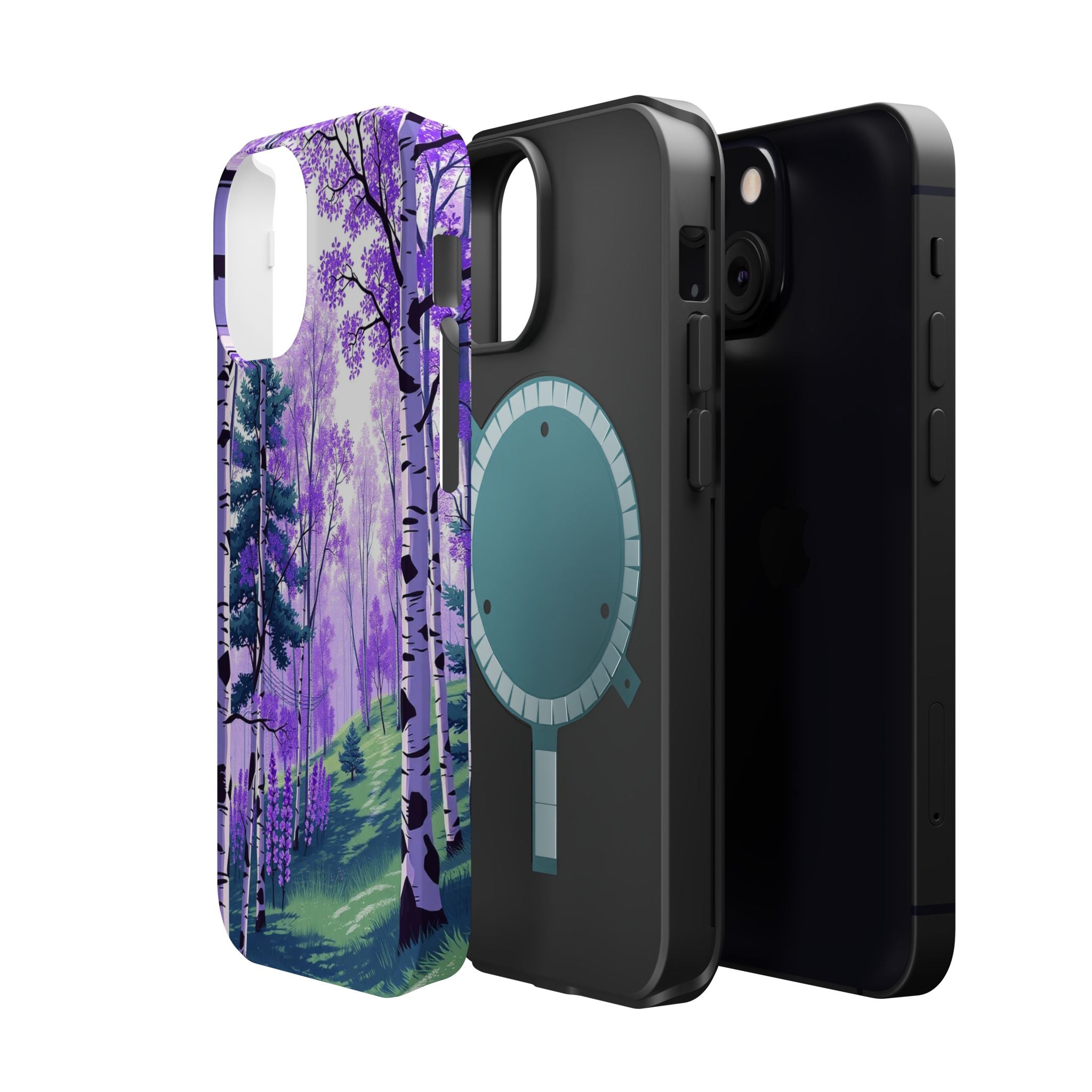 iPhone Birch Grove Electric Art Slim Everyday Designer Case · iPhone Case
