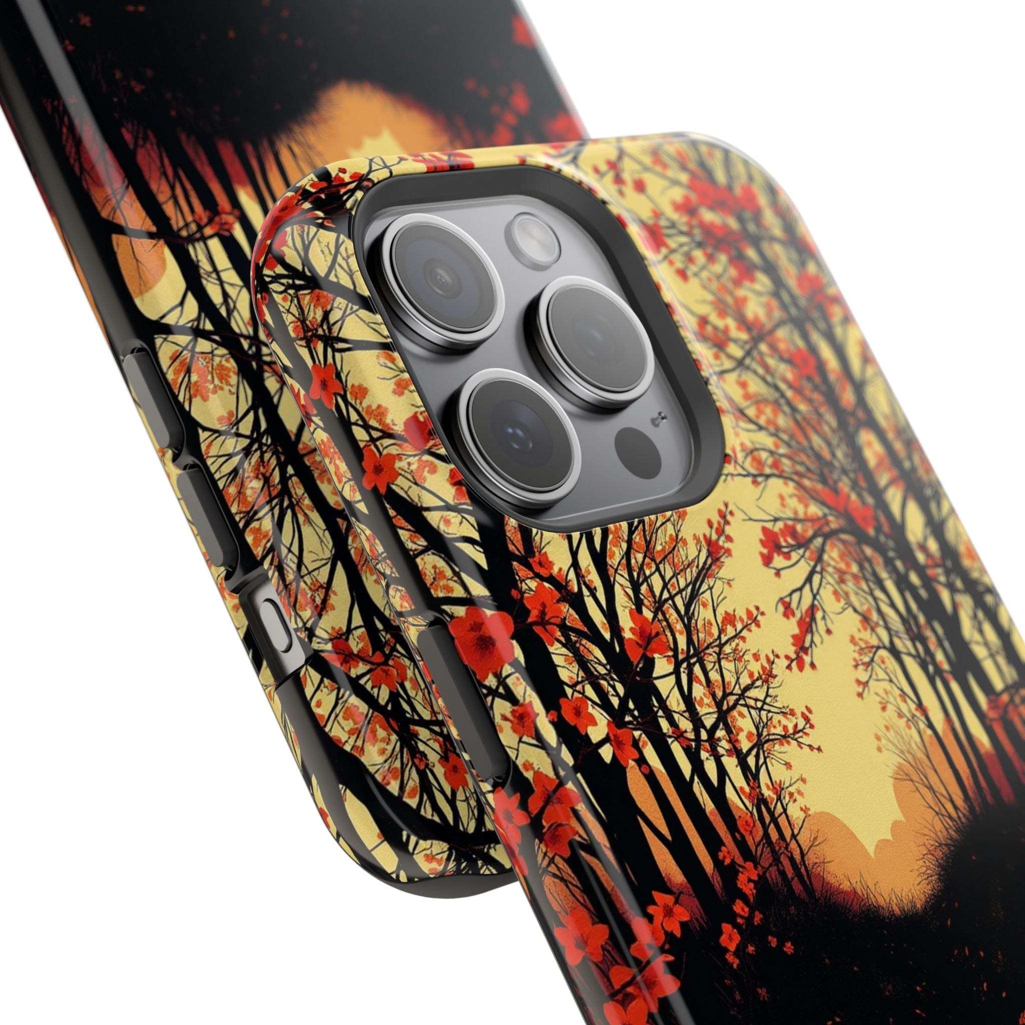 iPhone Dreamy Blossom Trail Design Bold Modern Everyday Snap Case · iPhone Case