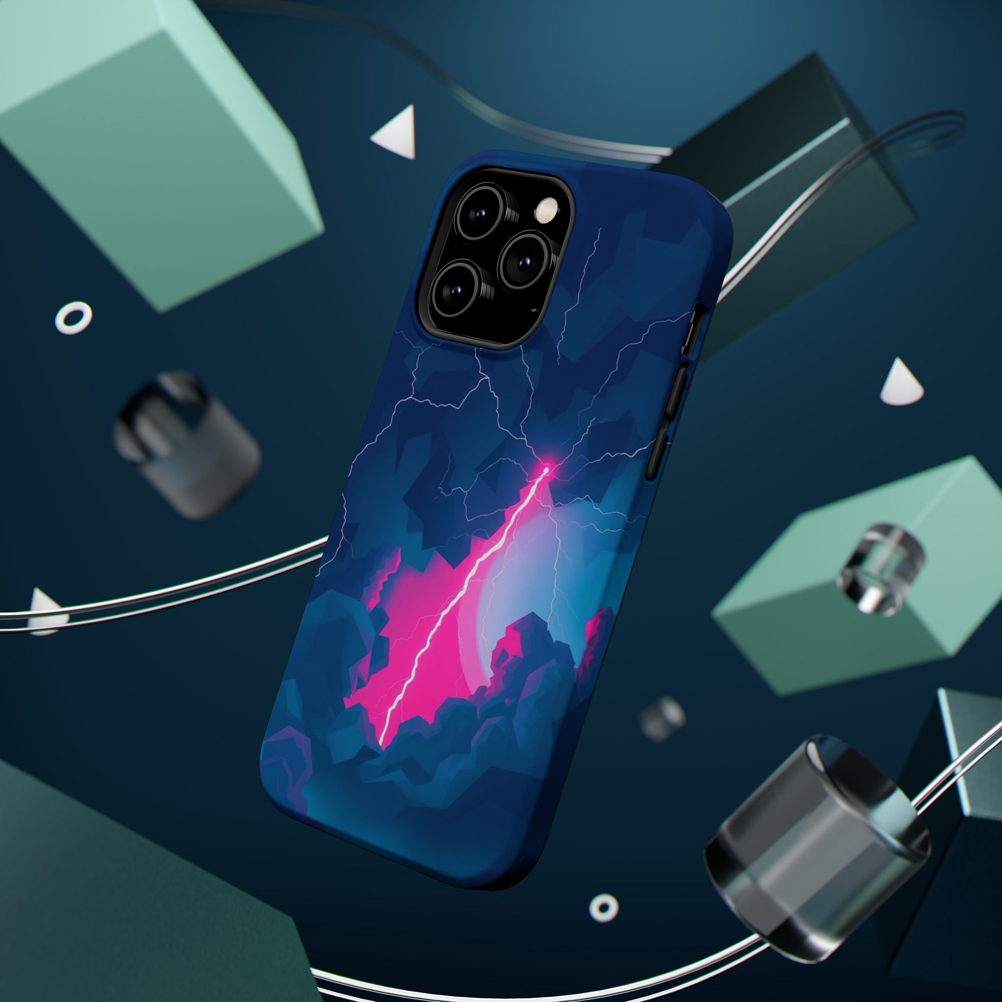 iPhone Thunderstorm Sky Abstract Geometric Slim iPhone Everyday · iPhone Case
