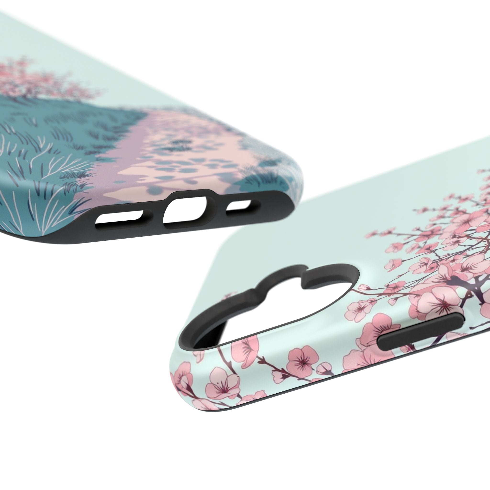 iPhone Radiant Blossom Trail Design Slim Everyday Designer Case · iPhone Case