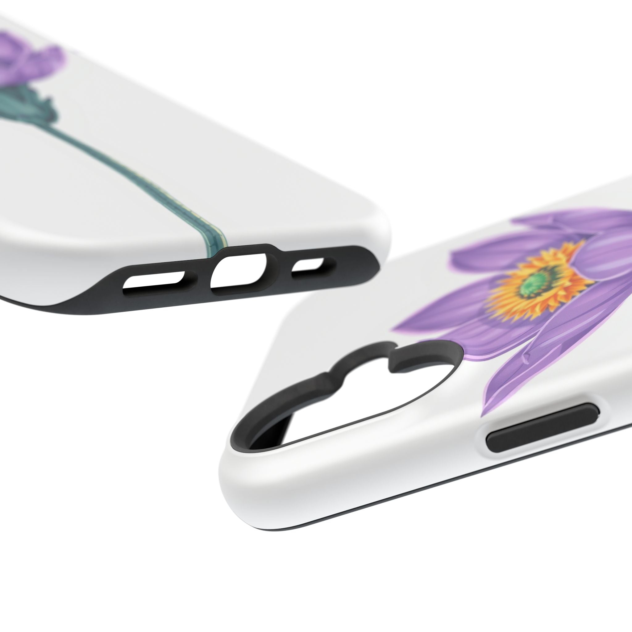 iPhone Indigo And Violet Desert Flower Slim Everyday Designer Case · iPhone Case