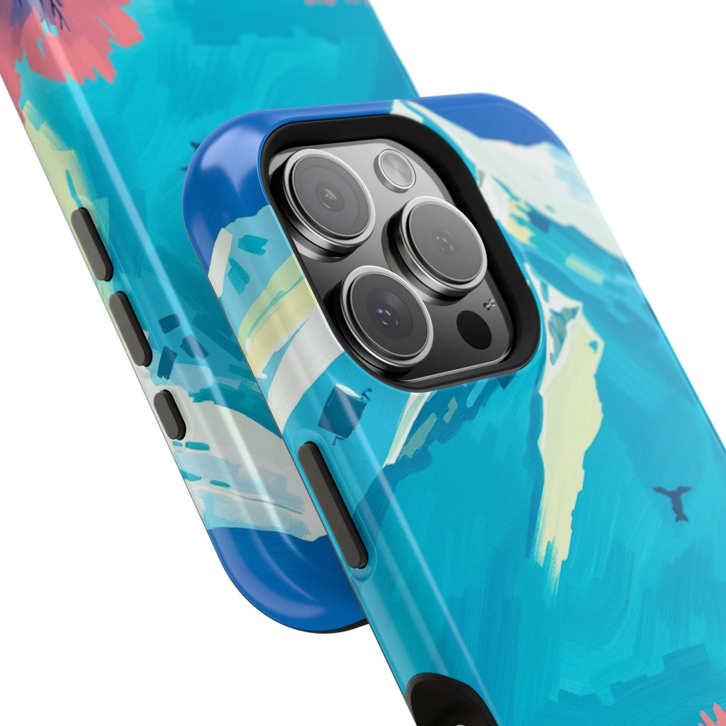 iPhone Snow Field Electric Art Slim Everyday Designer Case · iPhone Case