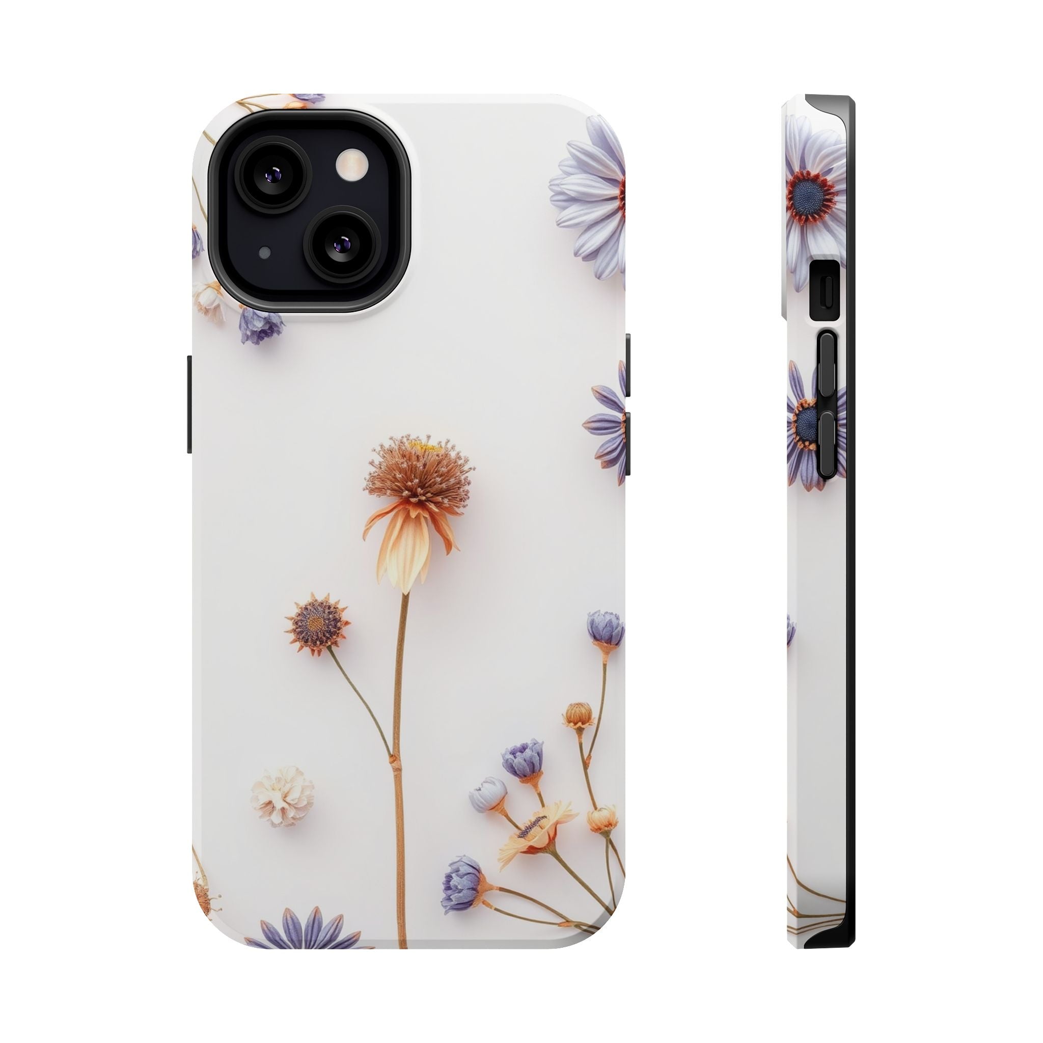 iPhone Dried Flower Flat Lay Bold Art Slim Everyday Designer Case · iPhone Case