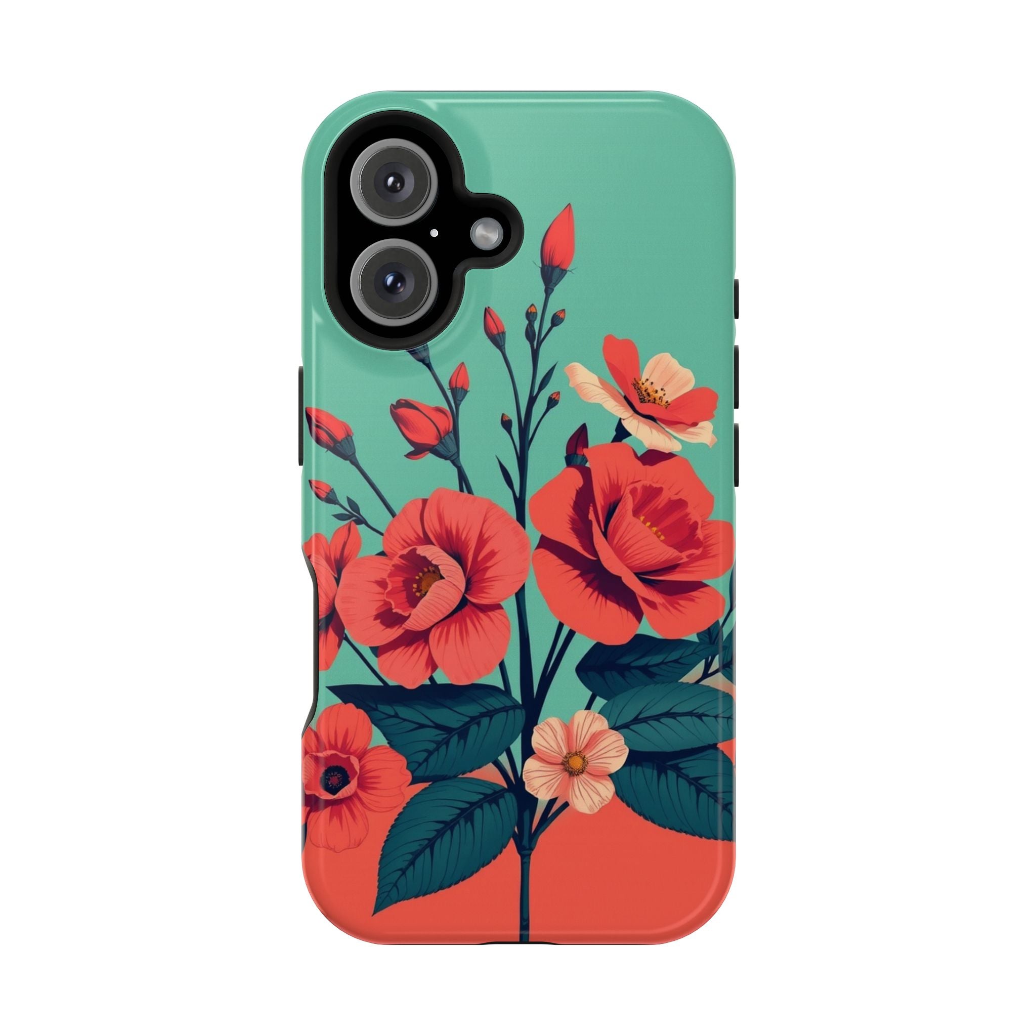 iPhone Pin-up Floral Cinematic Art Bold Modern Everyday Snap Case · iPhone Case