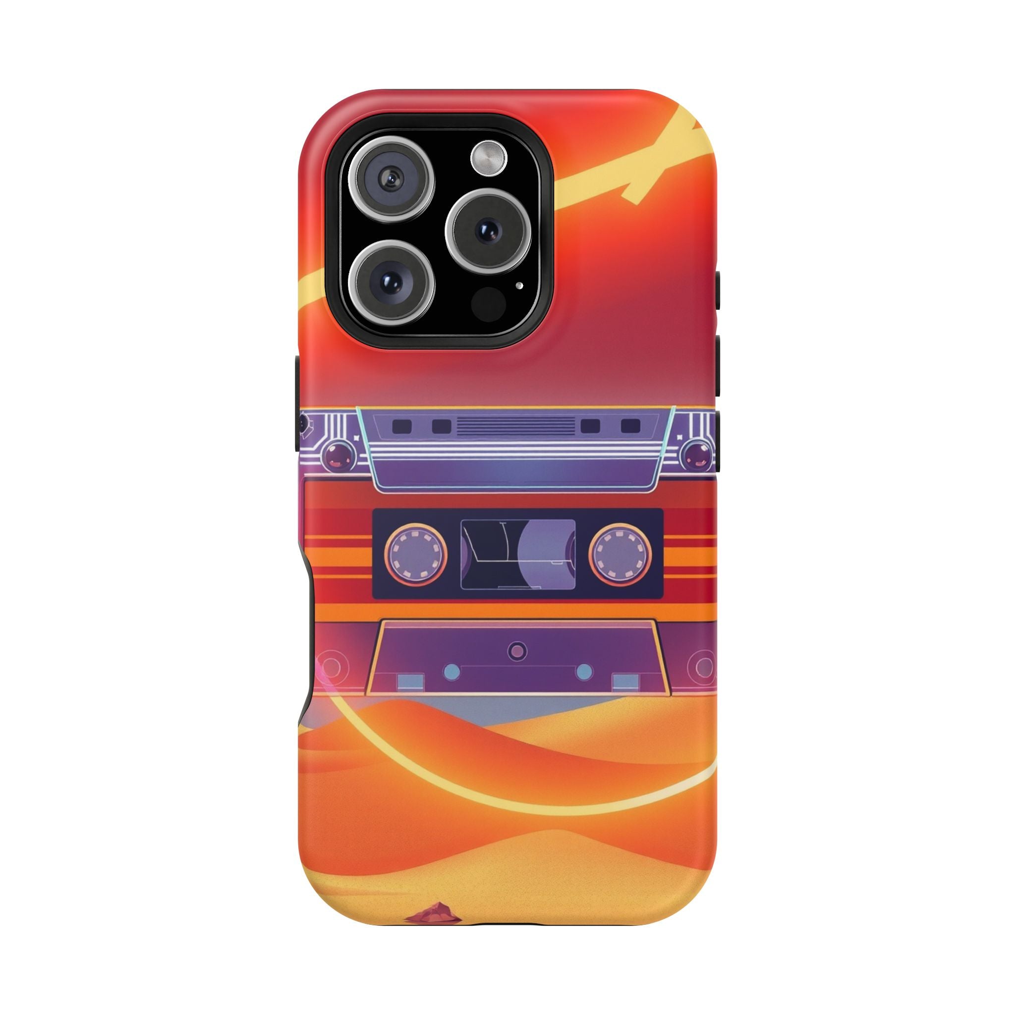 iPhone Cassette Tape Rewind Bold Art Slim Everyday Designer Case · iPhone Case