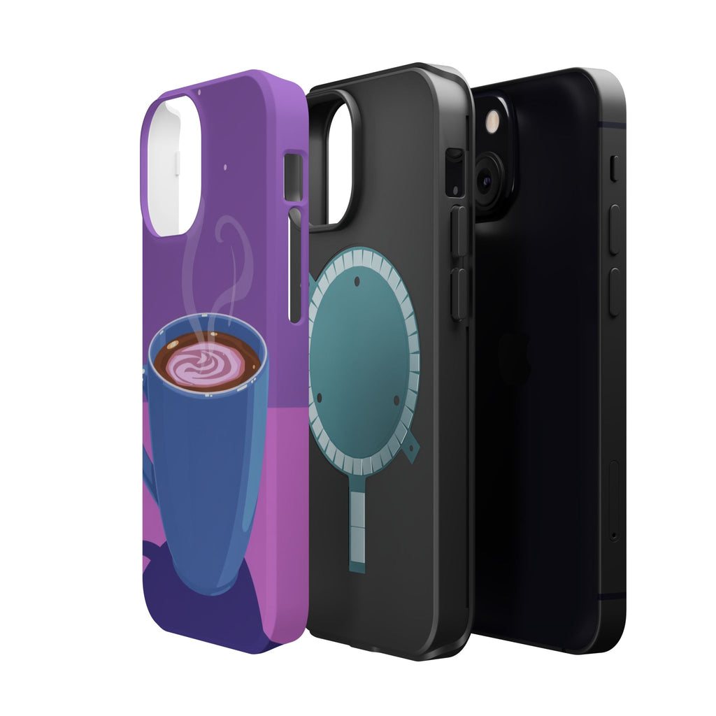 iPhone Emotional Support Coffee Pixel Art -Bit Soft Finish Everyday Case · iPhon