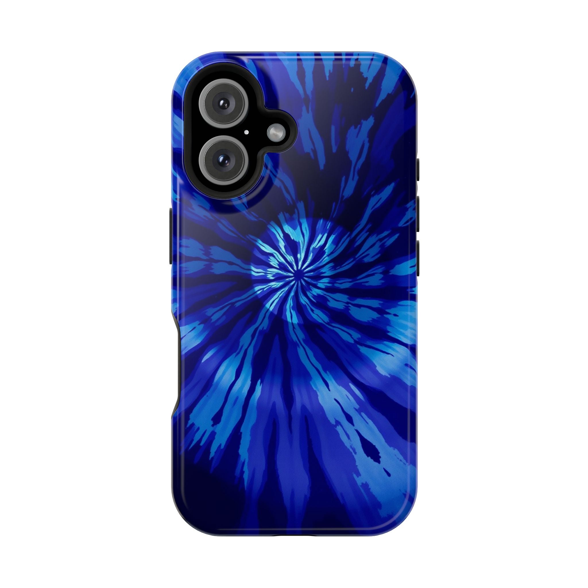 iPhone Tie-Dye Vortex Dark Gothic Ink Slim Everyday Designer Case · iPhone Case