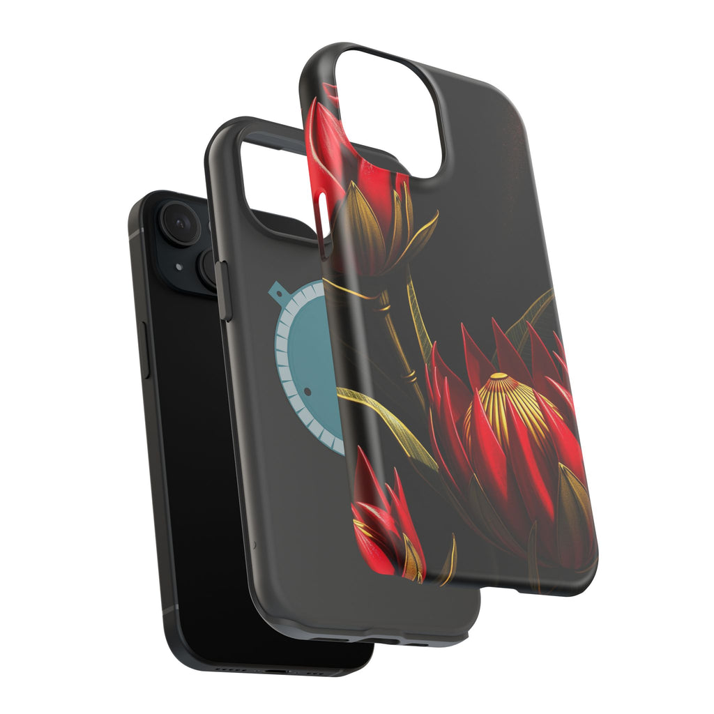 iPhone Protea Bold Gold Foil Luxury Slim Everyday Designer Case · iPhone Case