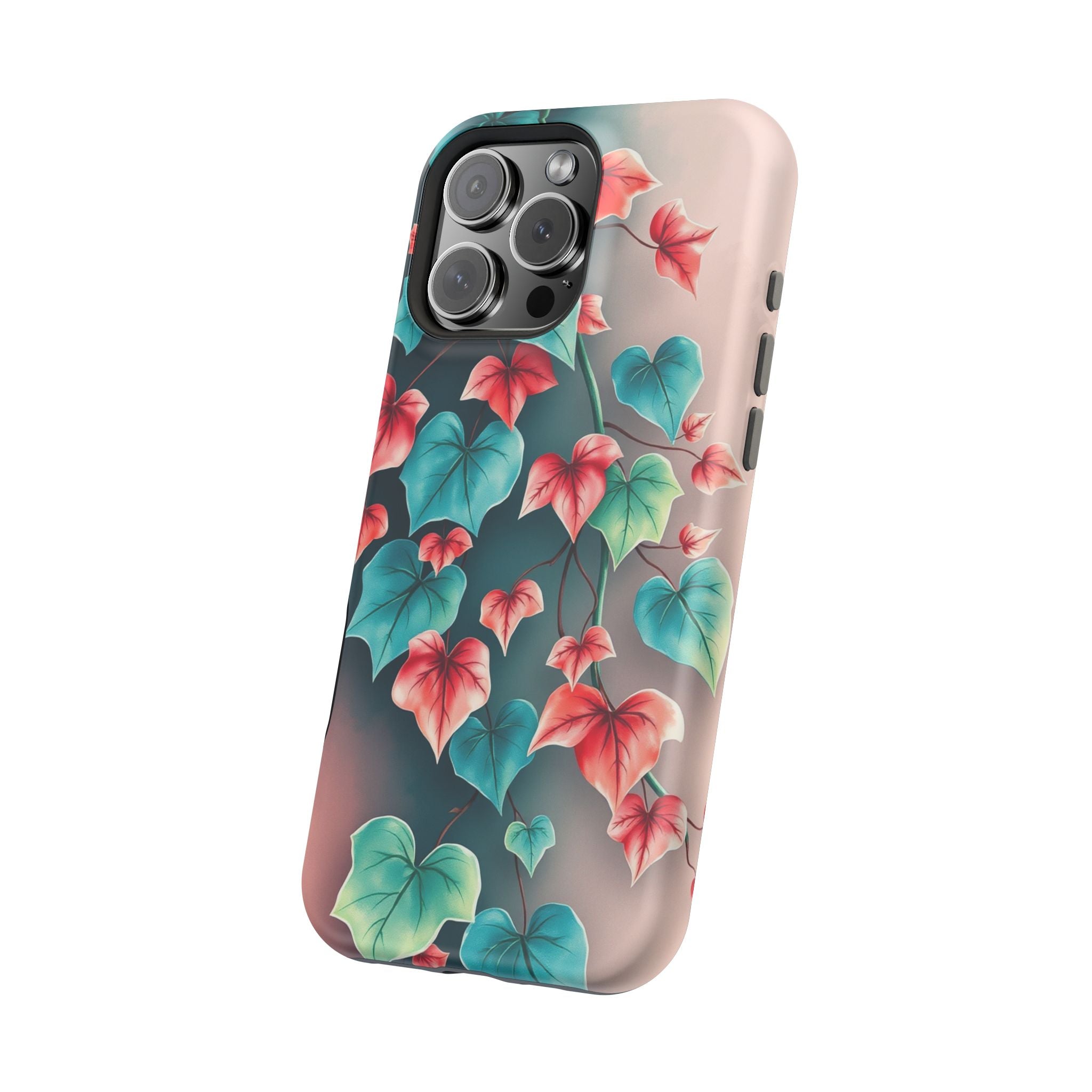 iPhone Art Nouveau Vine Teal And Coral Slim Snap Case · iPhone Case