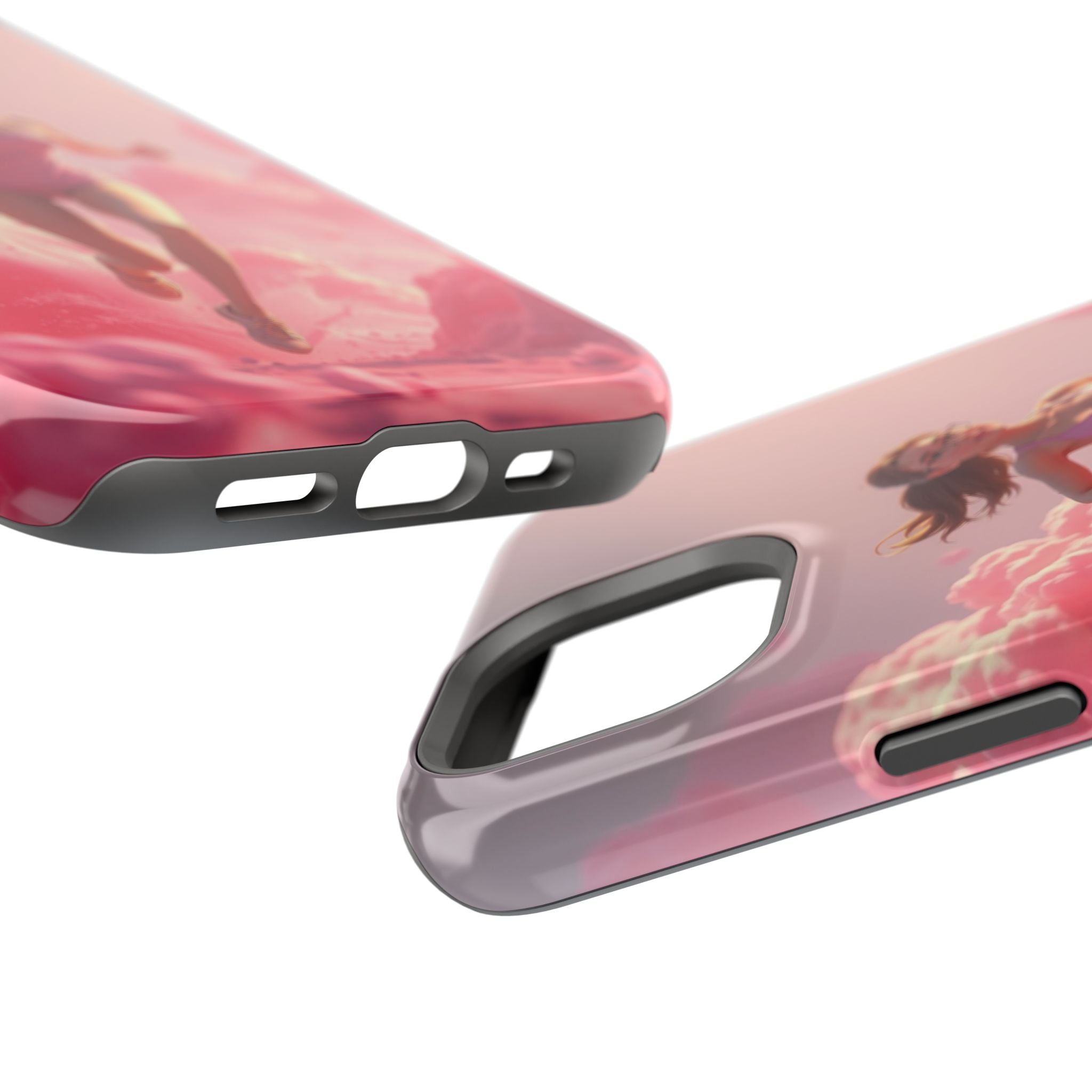 iPhone on Fumes 3D Digital Bold Modern Everyday Snap Case · iPhone Case