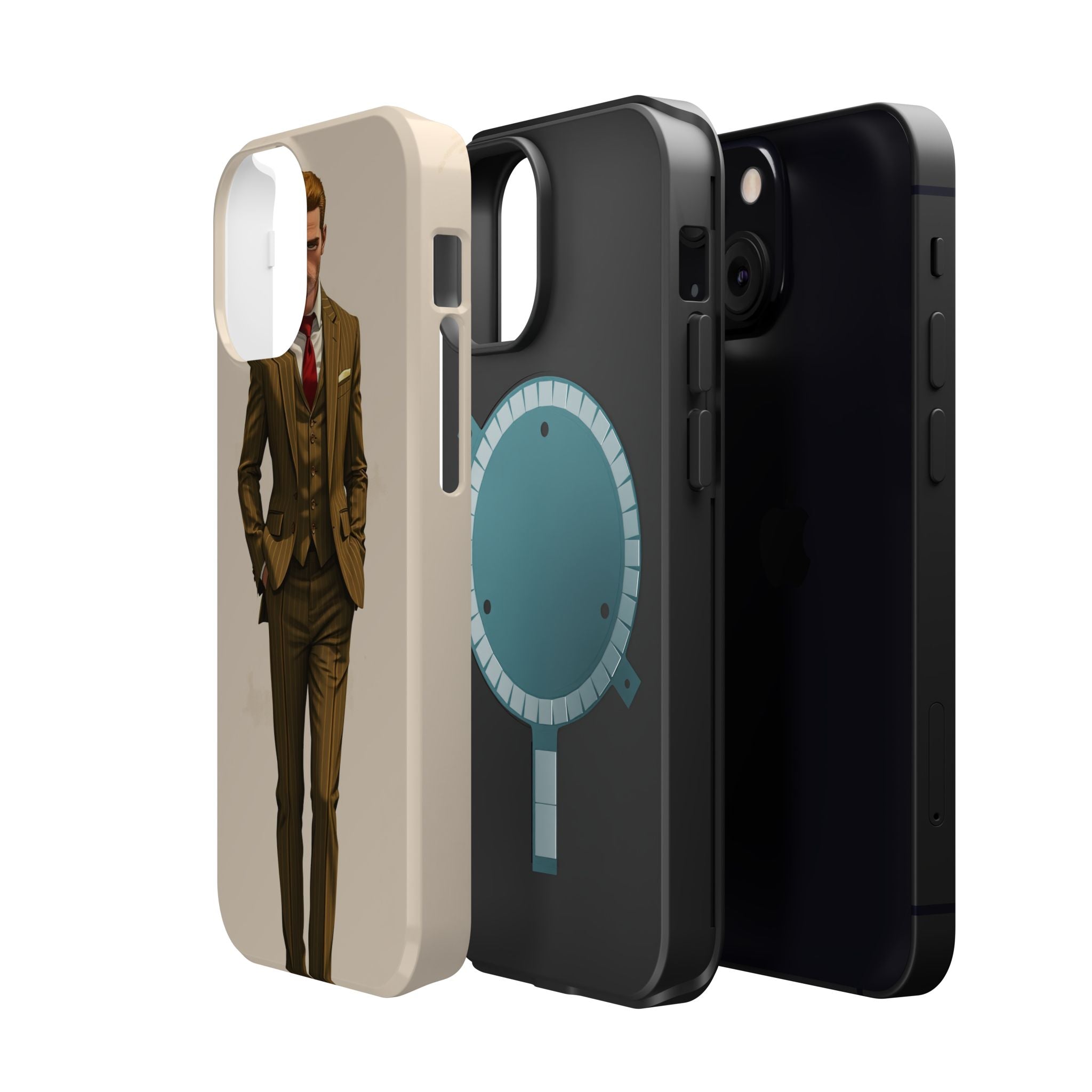 iPhone Pinstripe Suit Grunge Distressed Slim Everyday Designer Case · iPhone Cas